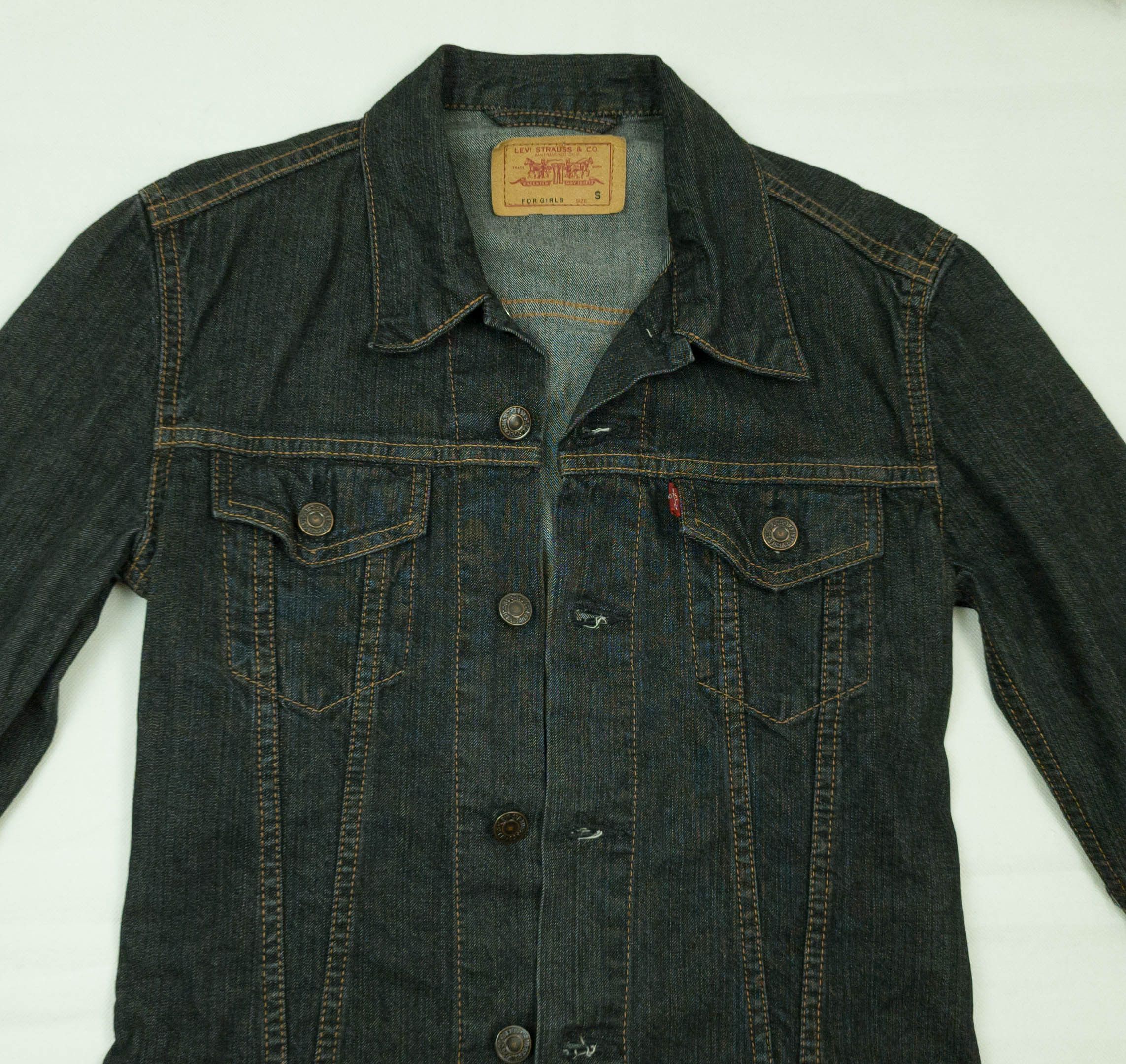 Levi's Levi's womens denim jacket cotton size S - Size S / US 4 / IT 40 - 4 Thumbnail