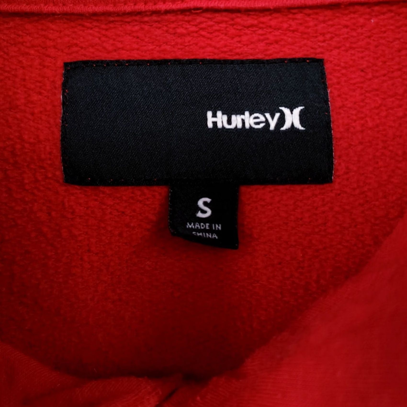 Hurley Hurley Hoodie Mens S Red Pullover Long Sleeves Hooded Surfing Size US S / EU 44-46 / 1 - 3 Thumbnail