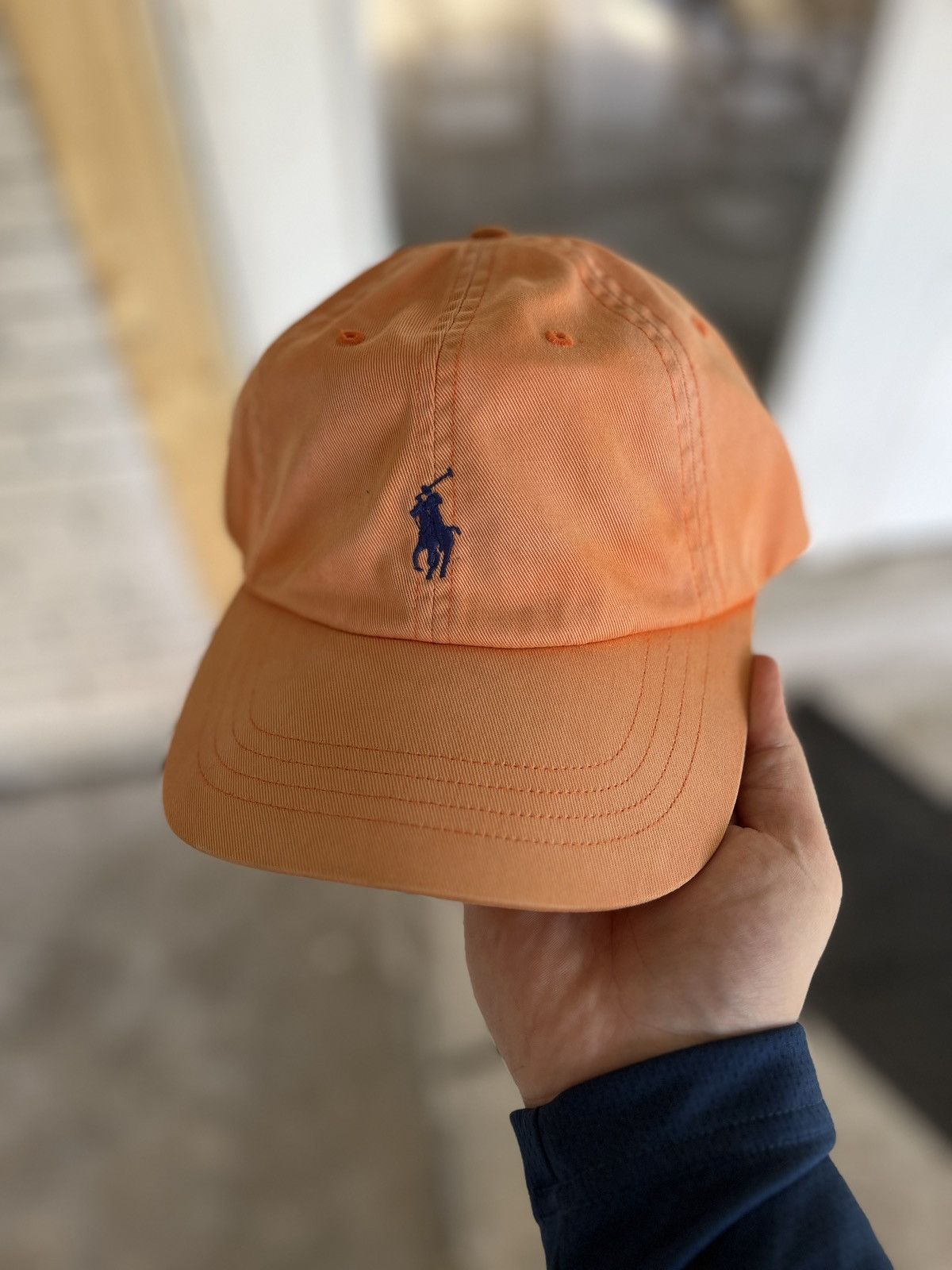 Polo Ralph Lauren Vintage Creamsicle Polo Ralph Lauren Promo Strap-back Hat Size ONE SIZE - 1 Thumbnail