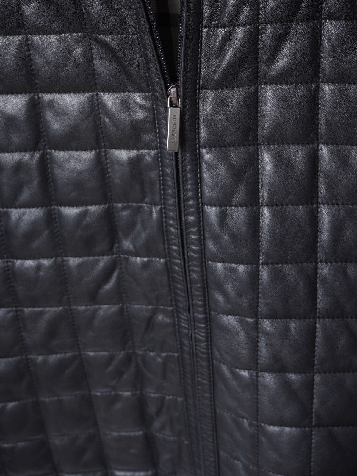 Burberry Rare Burberry London Black Leather Biker Jacket 44 M Size M / US 6-8 / IT 42-44 - 2 Thumbnail