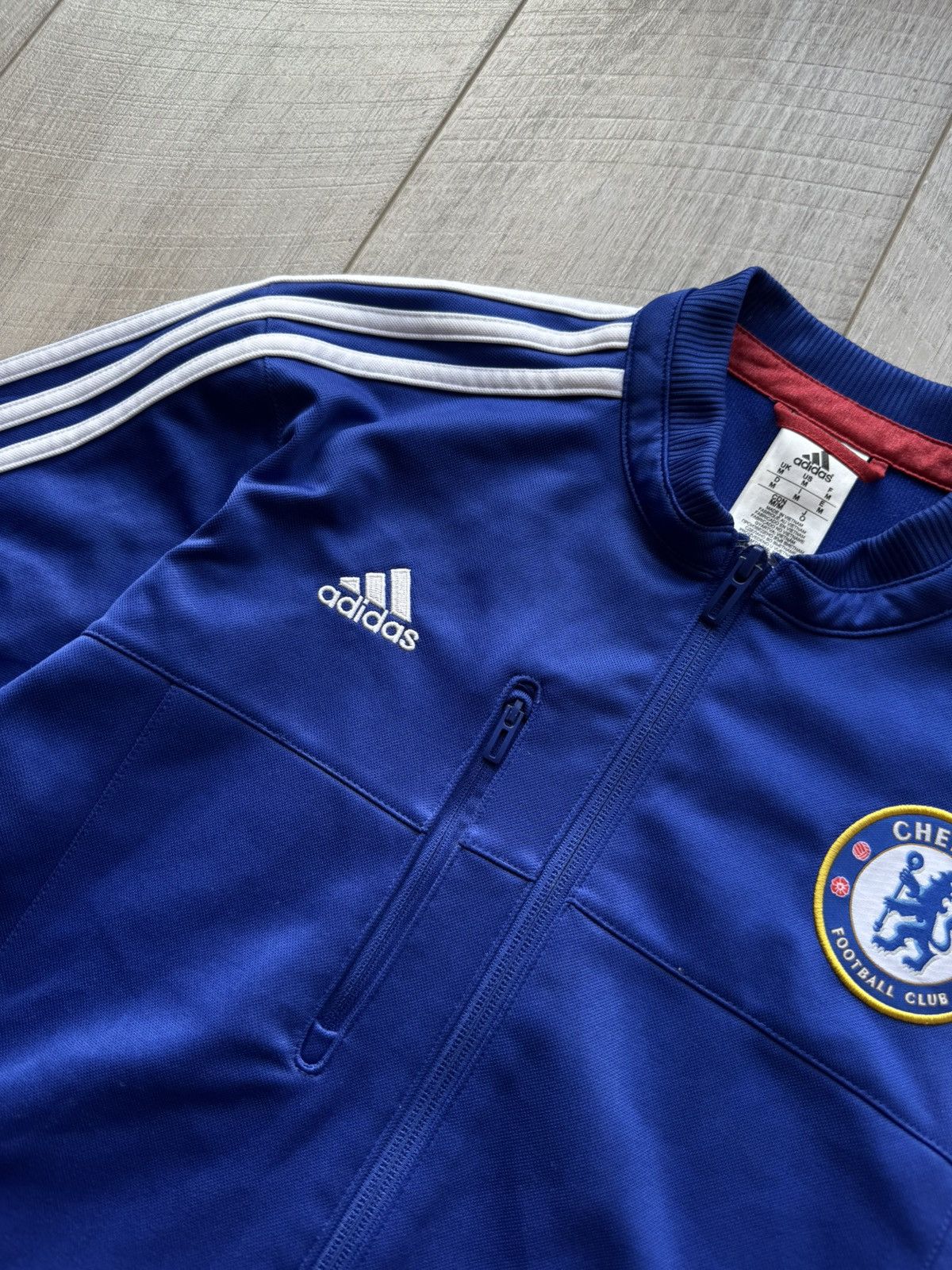Adidas Adidas Chelsea Football Jacket Soccer Blue Mens Zip Size US M / EU 48-50 / 2 - 4 Thumbnail