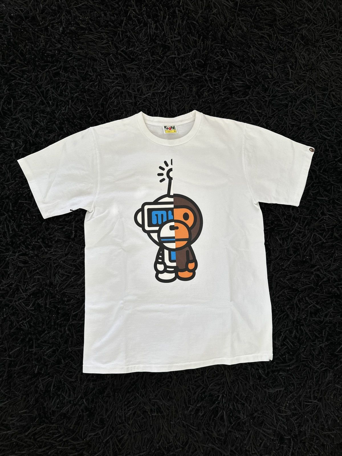 Bape Baby Milo Robot Tee Size US L / EU 52-54 / 3 - 1 Thumbnail