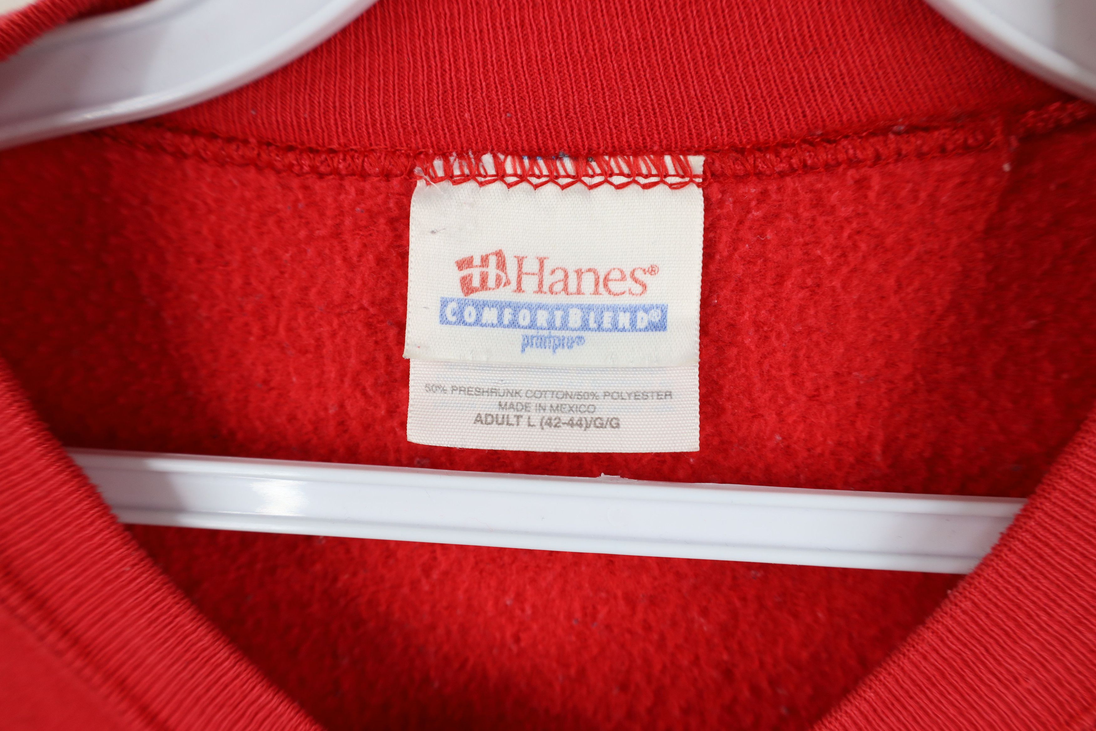 Vintage Vintage 90s Spell Out Ohio State University Sweatshirt Red Size US L / EU 52-54 / 3 - 10 Thumbnail