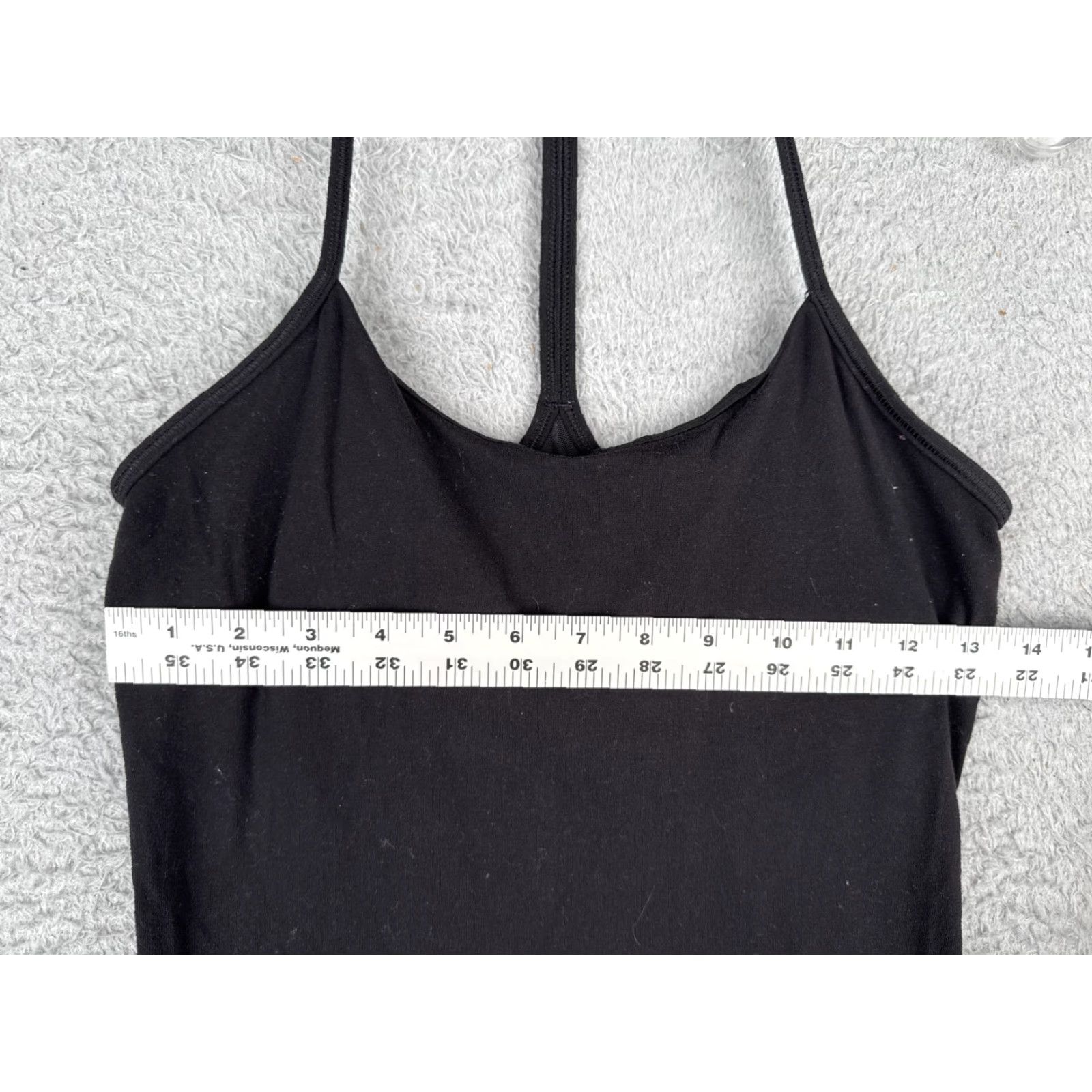 Lululemon Lululemon Shirt Women Tank Black Power Pose Racerback Built-In Bra 6 Sleeveless Sports Casual Workout T-Shirt Size M / US 6-8 / IT 42-44 - 6 Thumbnail