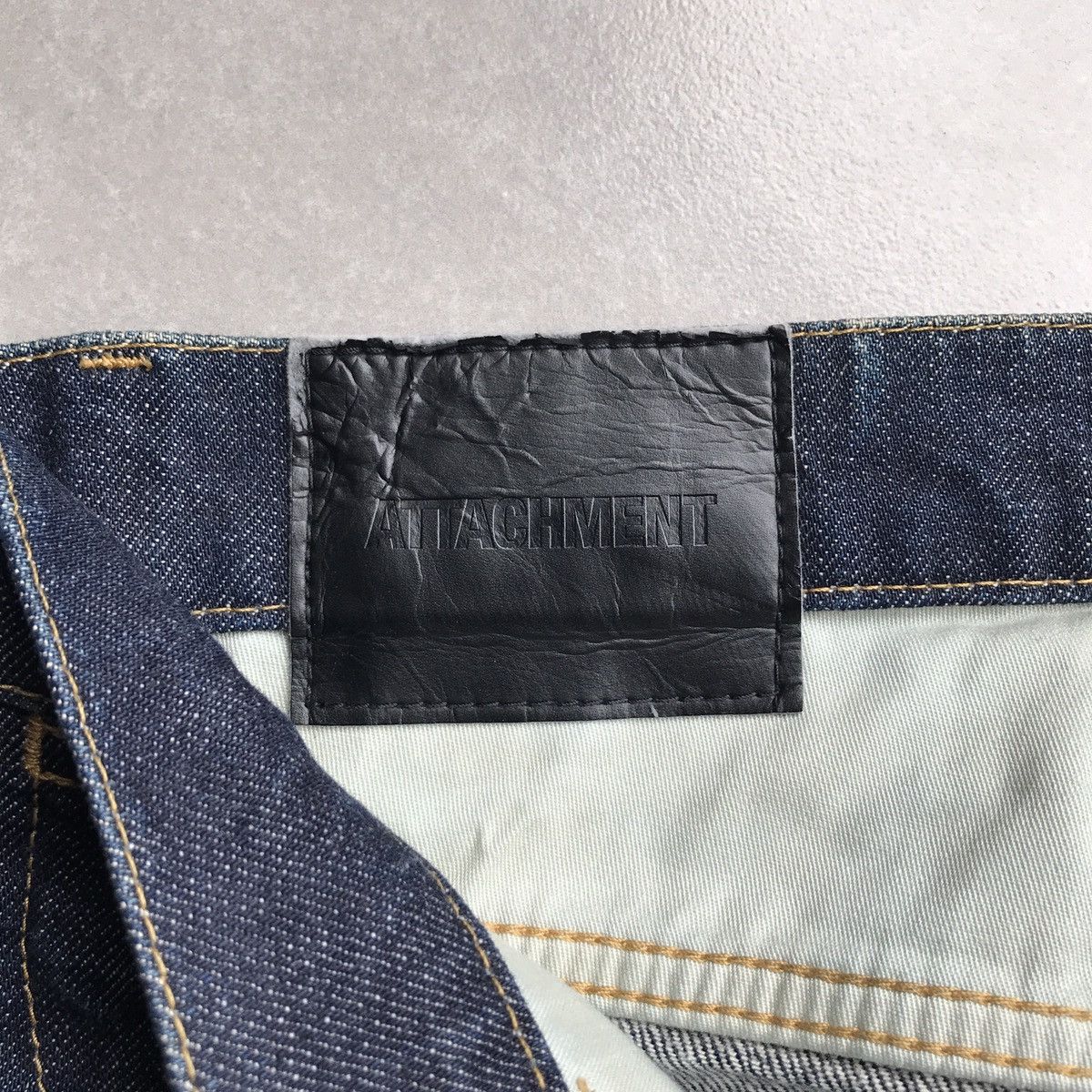 Attachment × Kazuyuki Kumagai Attachment Black Attachment J cut indigo Denim Size US 32 / EU 48 - 6 Thumbnail