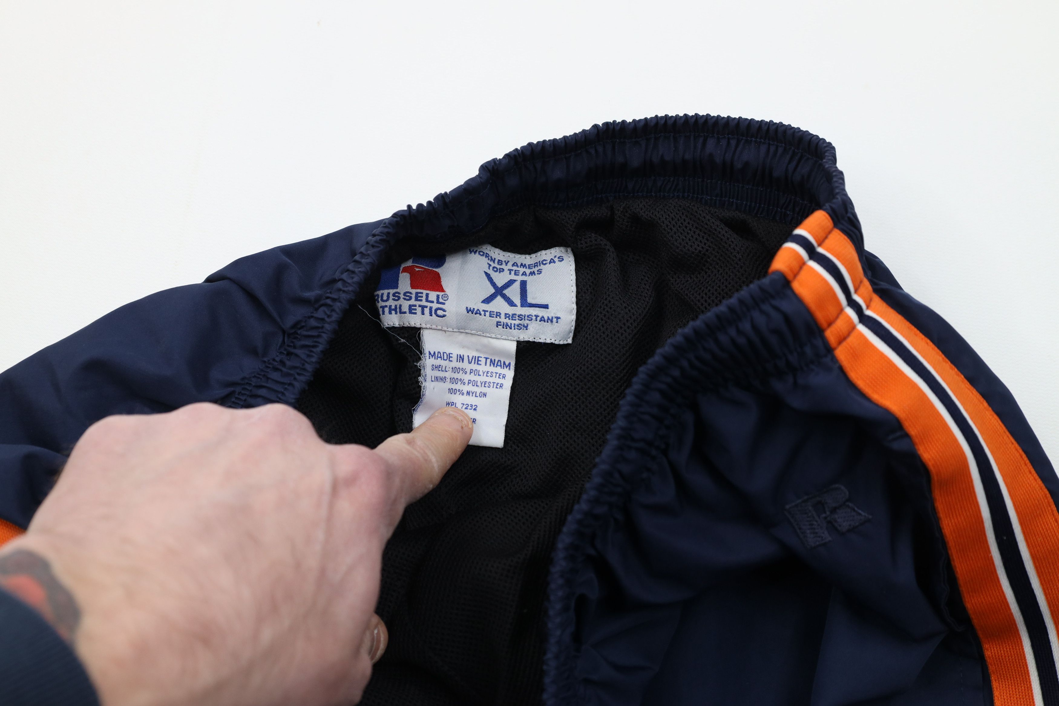 Russell Athletic Vintage 90s Russell Athletic Wide Leg Windbreaker Pants Size US 38 / EU 54 - 11 Thumbnail