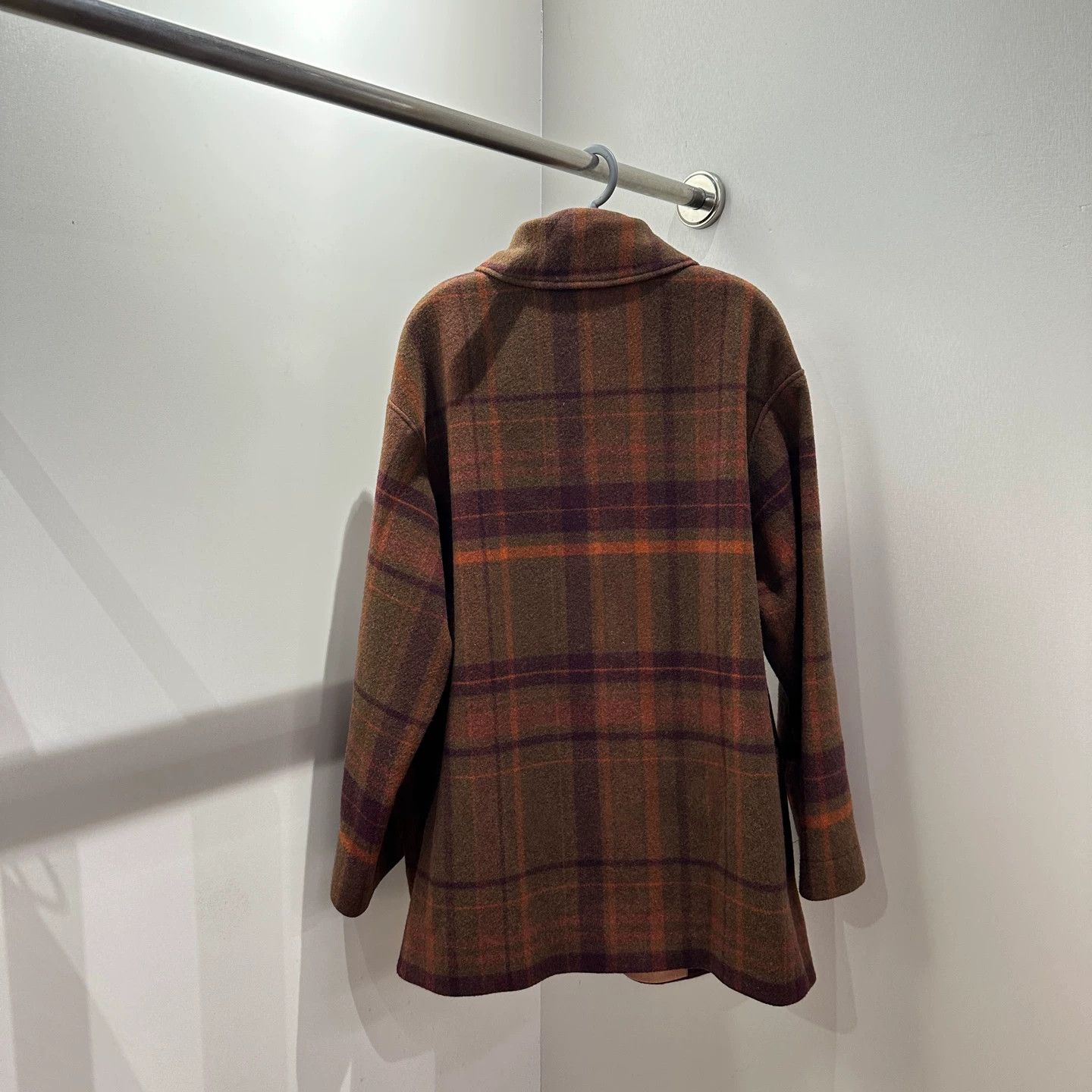 Acne Studios Acne Studios may696 Check Wool Lapel Coat Women's Size XS / US 0-2 / IT 36-38 - 2 Thumbnail