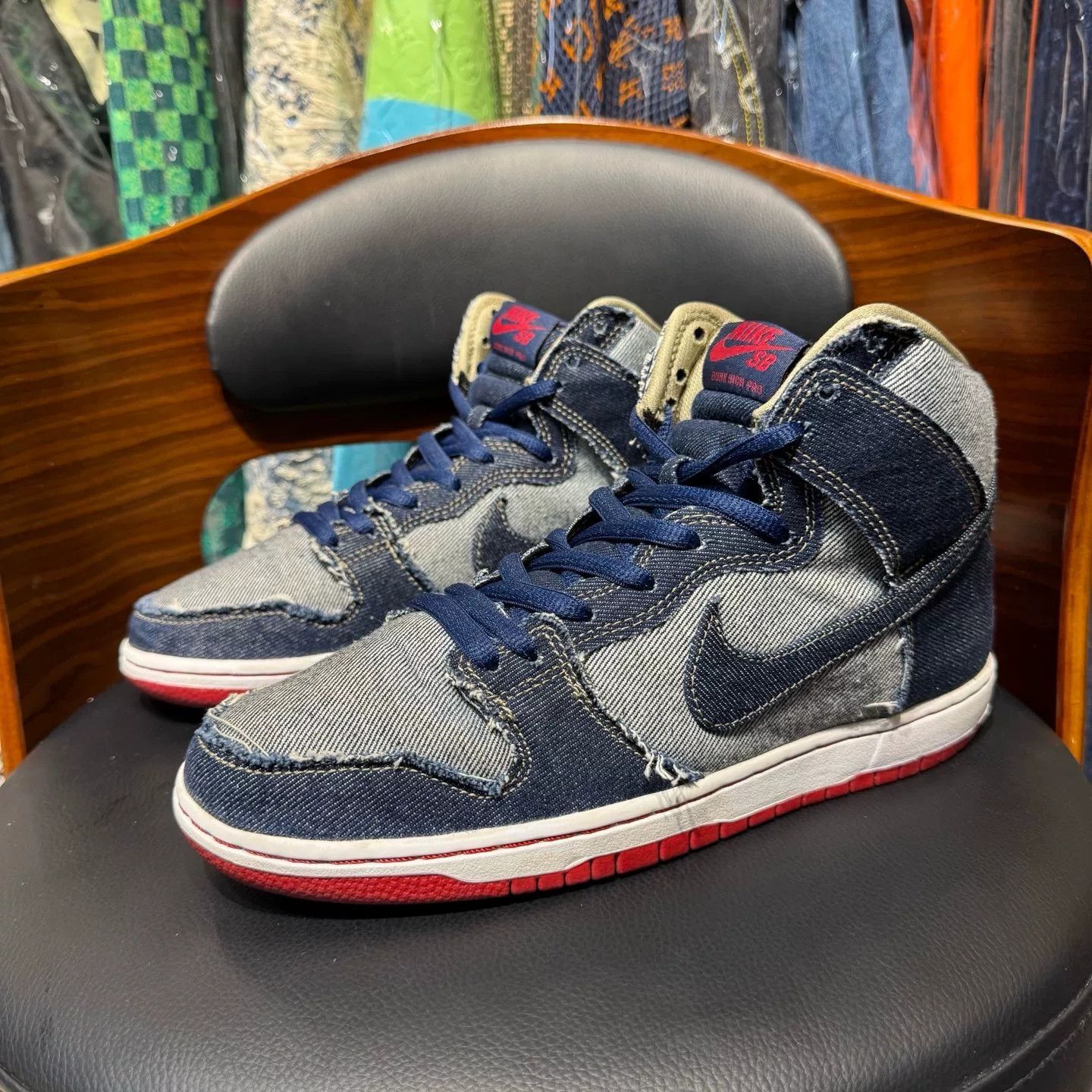 Nike Nike DUNK Denim Lowtop Sneakers 42 Men Size US 9 / EU 42 - 1 Thumbnail