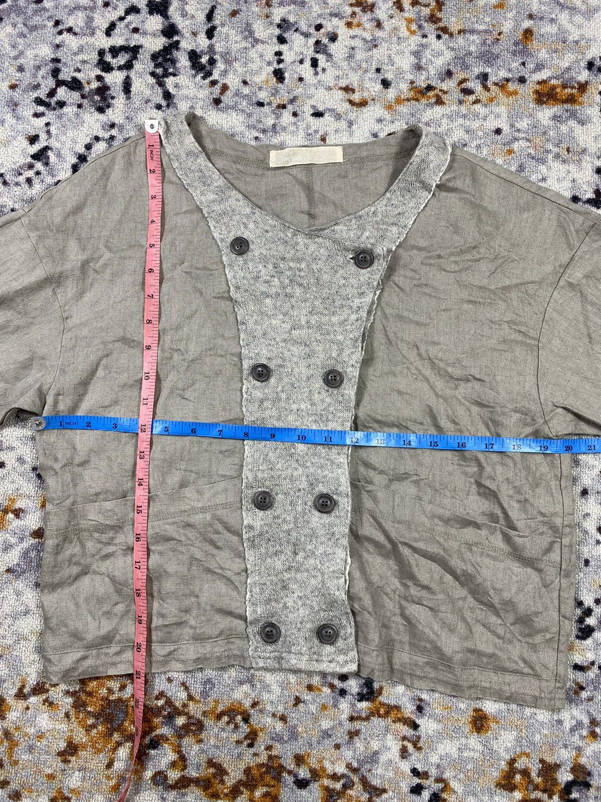 Beauty Beast × If Six Was Nine × Japanese Brand Rare Vintage Vent Blanc Linen japanese double pocket cropped Size US L / EU 52-54 / 3 - 10 Thumbnail