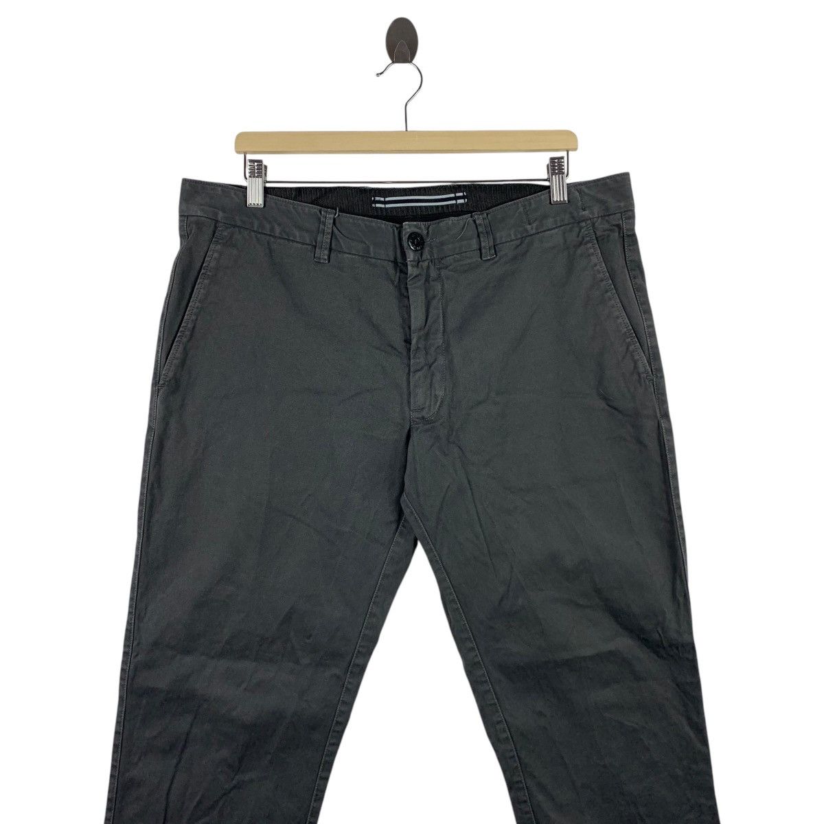 Stone Island STONE ISLAND Grey cotton pants Size US 37 - 2 Thumbnail