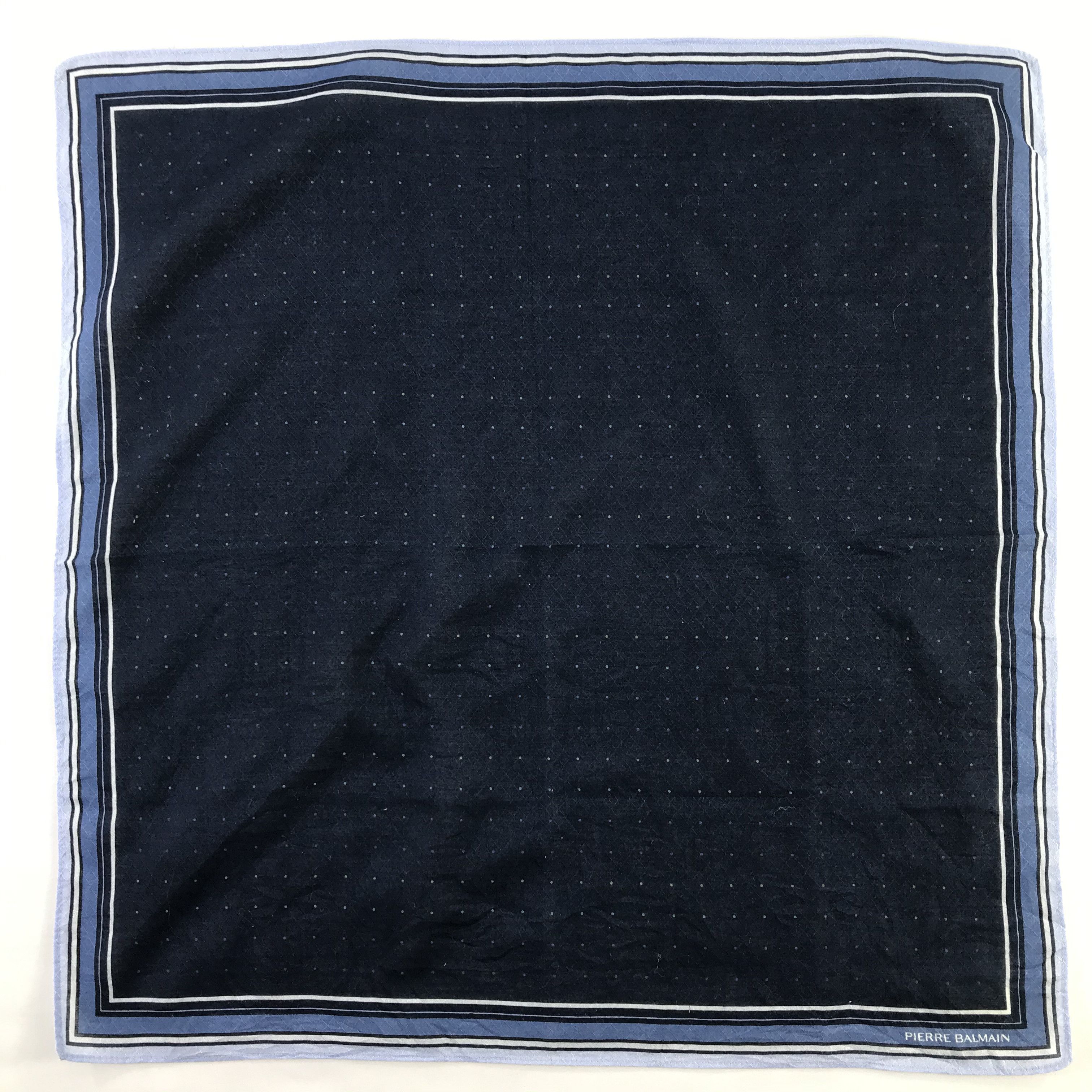Pierre Balmain × Vintage Pierre Balmain Bandana / Handkerchief / Neckerchief - S1108 Size ONE SIZE - 1 Thumbnail