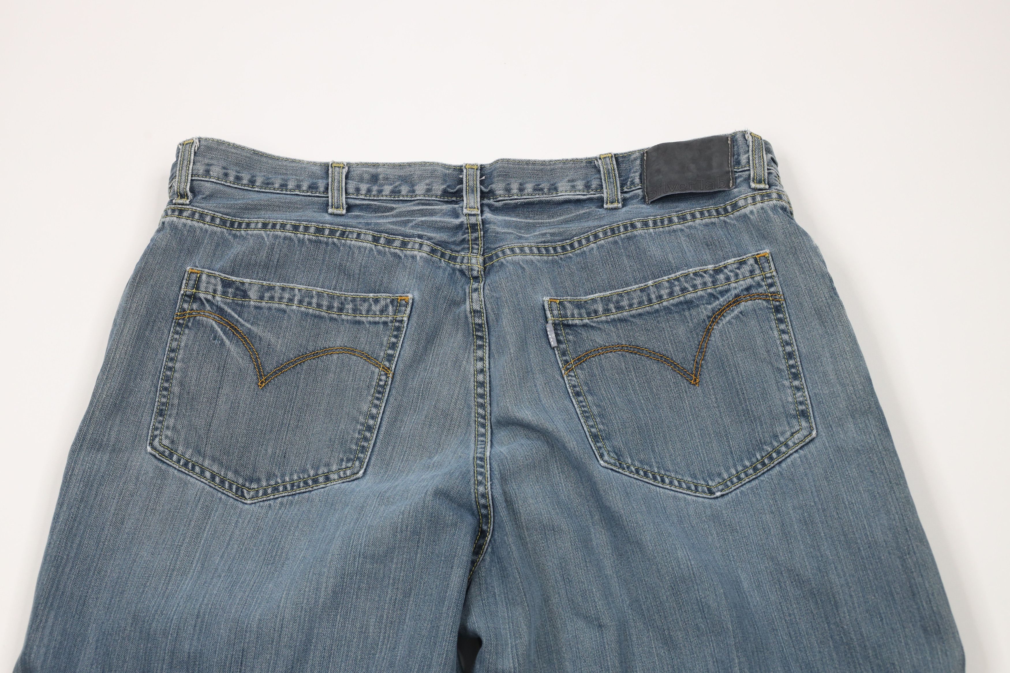 Levi's × Vintage Vintage Y2K Levis SilverTab Baggy Fit Wide Leg Denim Jeans Size US 38 / EU 54 - 11 Thumbnail
