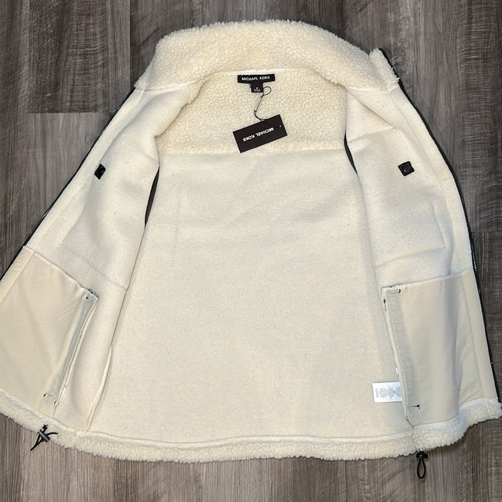 Michael Kors Michael Kors Sherpa Faux Leather Lined Vest - Medium Size US M / EU 48-50 / 2 - 6 Thumbnail