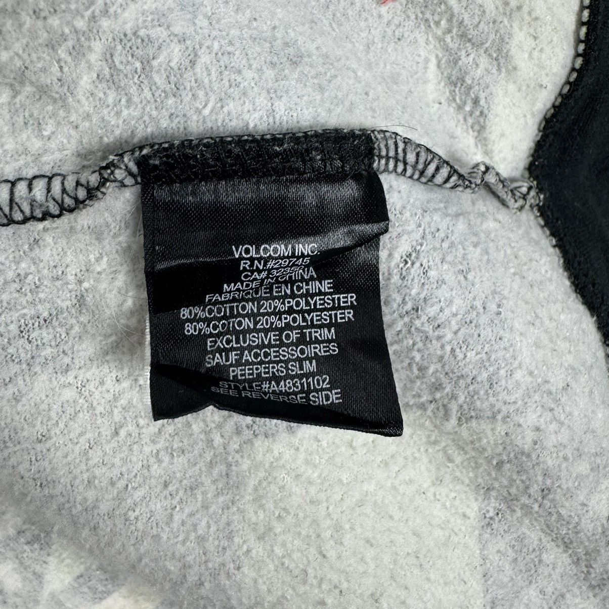 Volcom ☀️VOLCOM SKATE HOODIE ZIPPER SWEATSHIRT PULLOVER Size US M / EU 48-50 / 2 - 9 Thumbnail