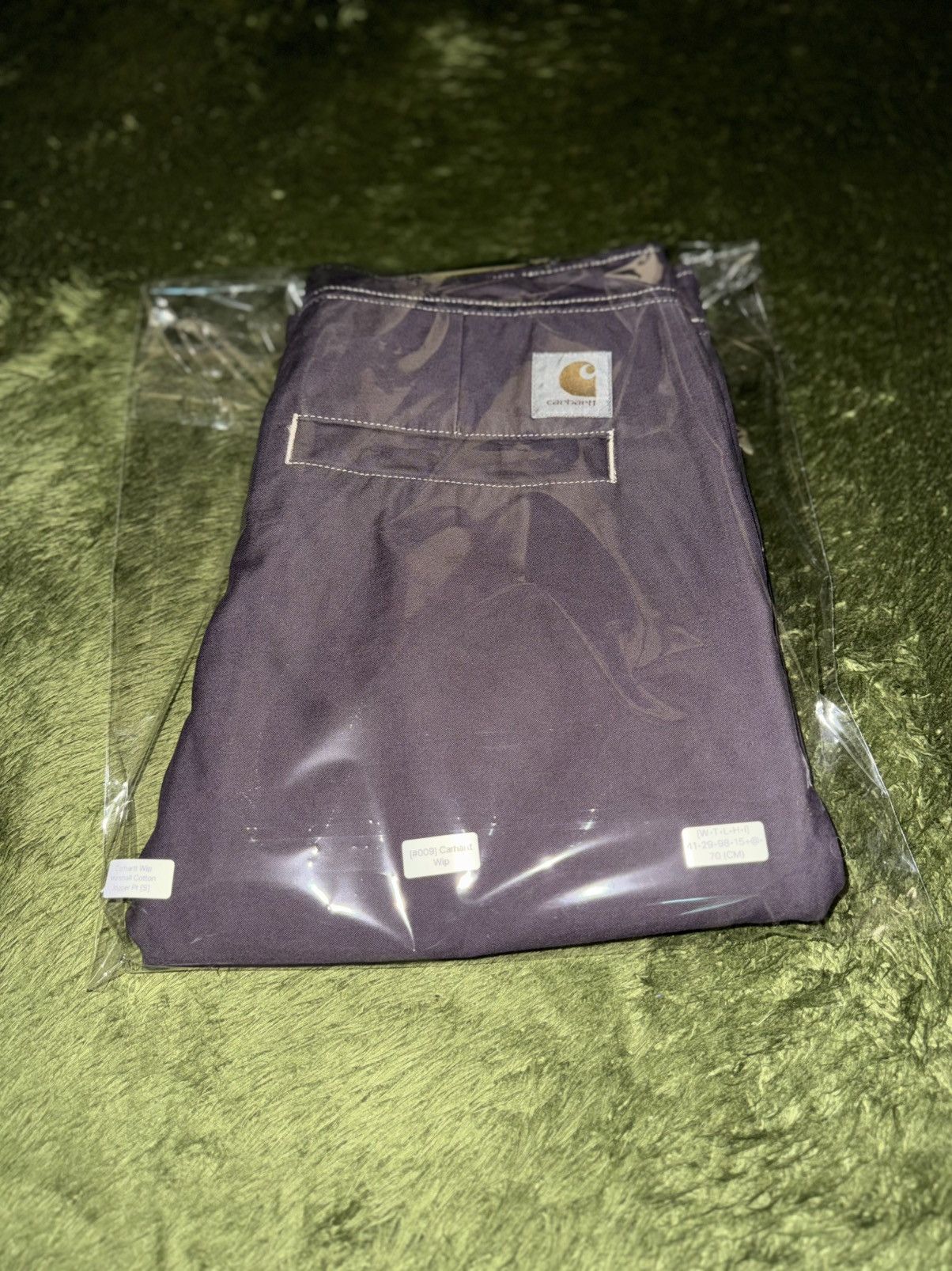 Carhartt Wip [S] Carhartt WIP Marshall Hand-Dyed Cotton Jogger Pants Size US 32 / EU 48 - 10 Thumbnail