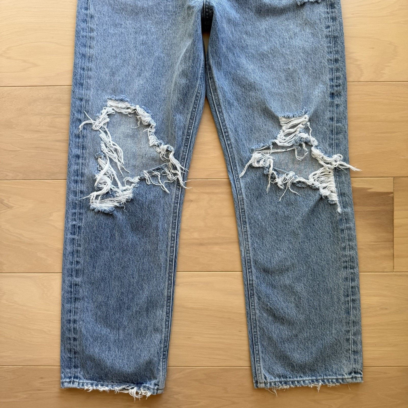 Agolde Agolde 90s Pinch Waist Jeans 30 Blue Medium Wash High Rise Size 30" / US 8 / IT 44 - 4 Thumbnail
