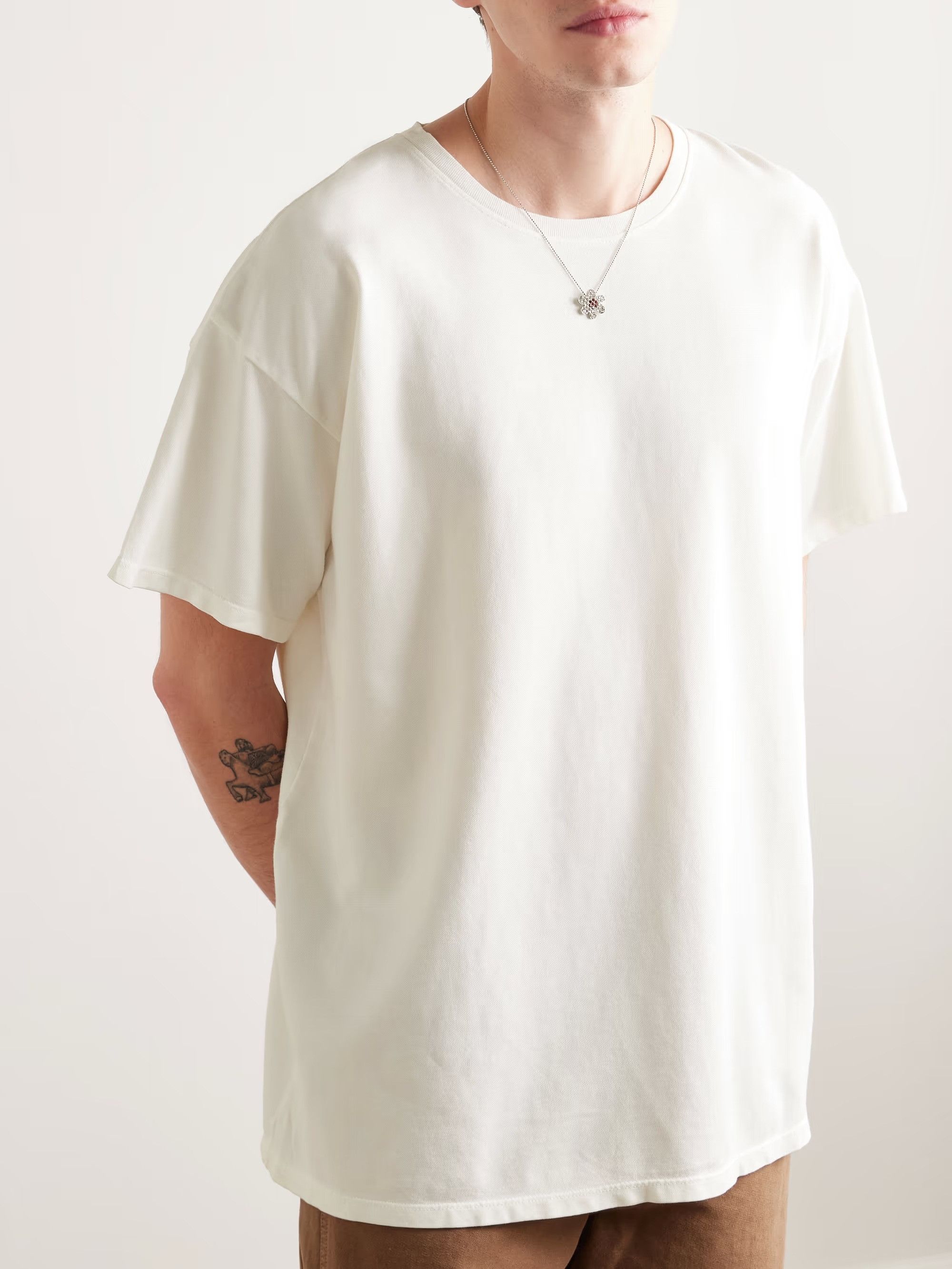 The Elder Statesman $355 The Elder Statesman Super Soft Short Sleeve Tee Size US XS / EU 42 / 0 - 2 Thumbnail