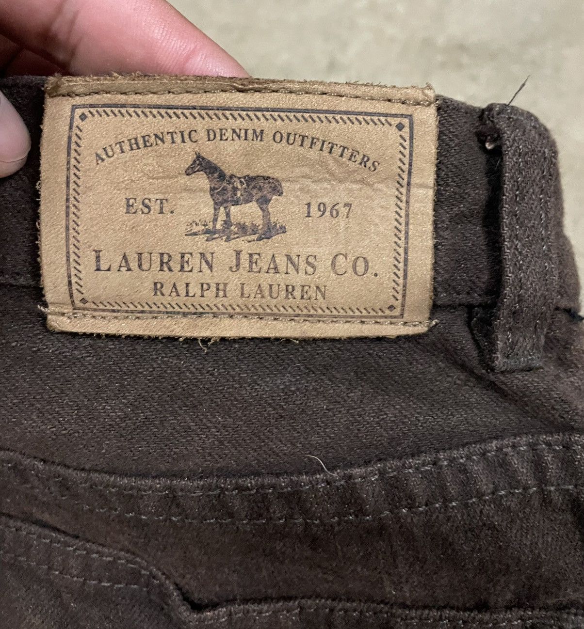 Ralph Lauren × Vintage 🔥 Rare🔥 Vintage Ralph Lauren Denim Made in Hongkong Size US 32 / EU 48 - 5 Thumbnail