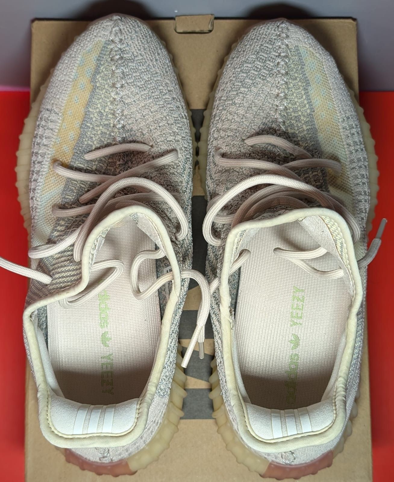 Yeezy Size 11 - Adidas Yeezy Boost 350 V2 Citrin Reflective Size US 11 / EU 44 - 5 Thumbnail