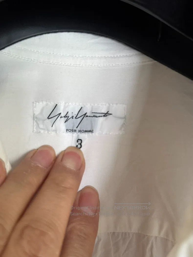 Yohji Yamamoto Yohji Yamamoto Cotton white shirt Size US L / EU 52-54 / 3 - 4 Thumbnail