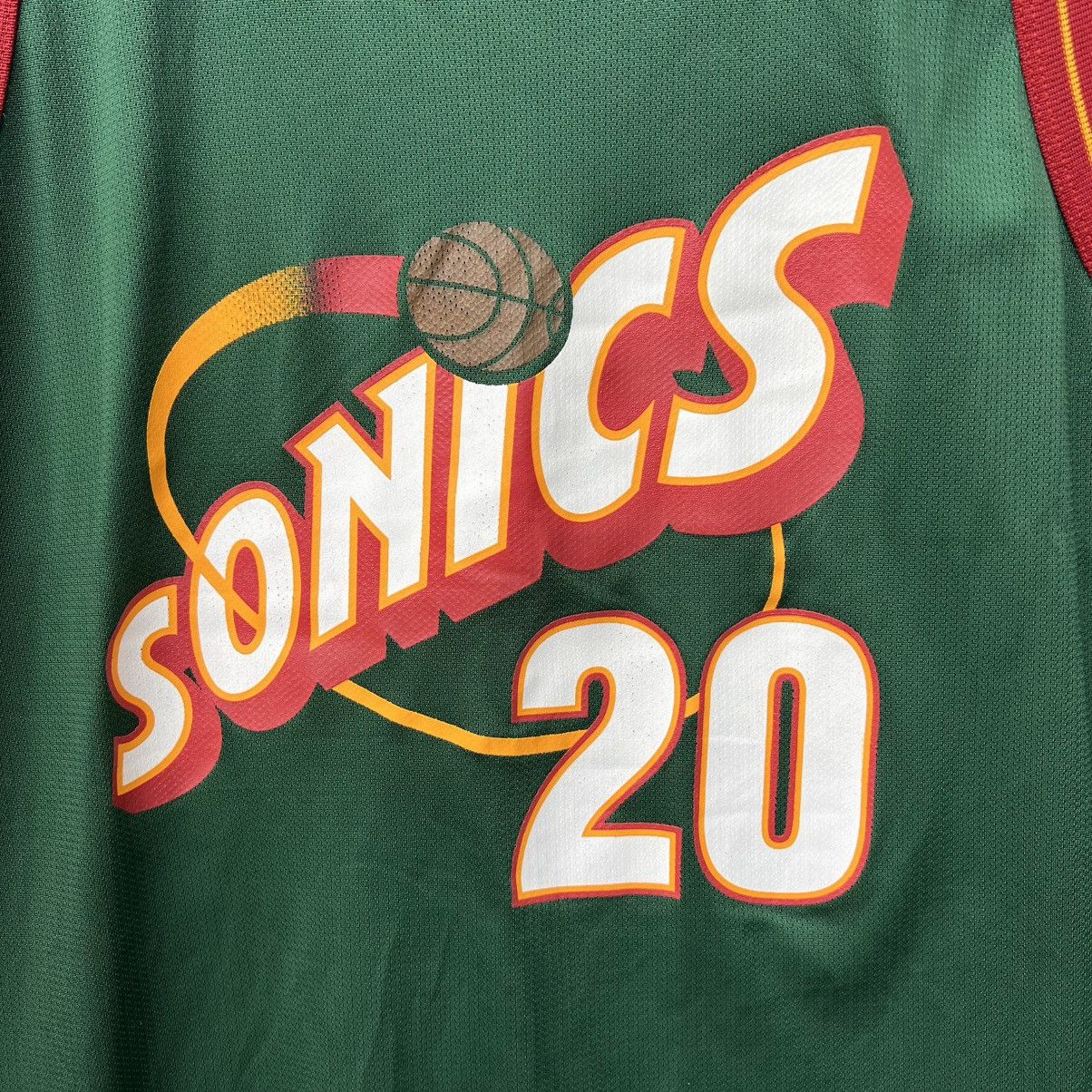 NBA Seattle SuperSonics Gary Payton Champion Basketball Vintage Size US L / EU 52-54 / 3 - 5 Thumbnail
