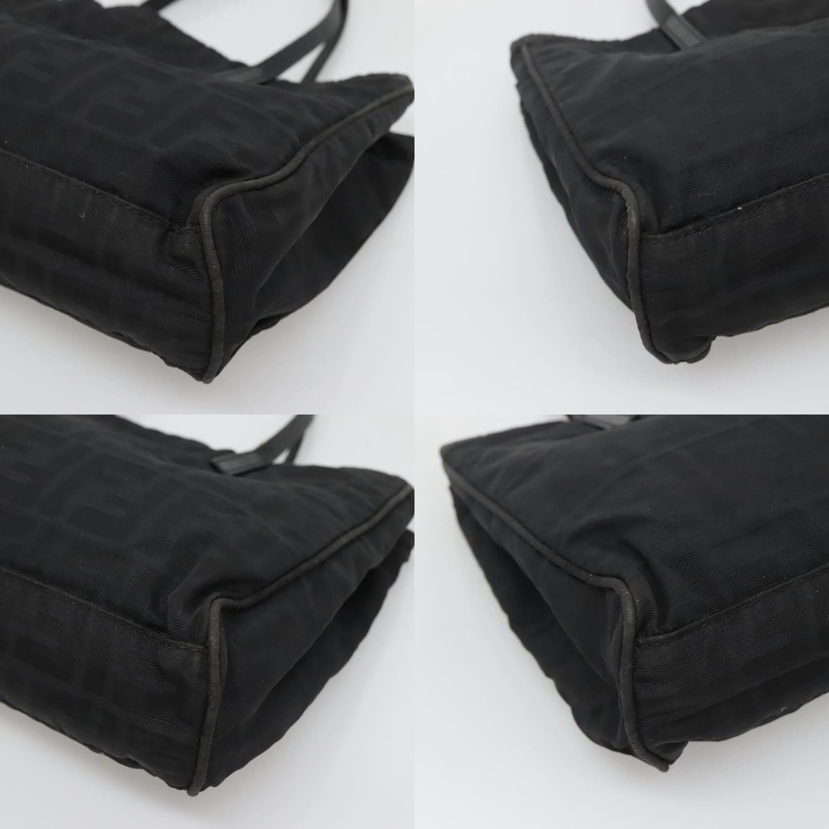 Fendi FENDI Zucca Canvas Hand Bag Black Silver Size ONE SIZE - 10 Thumbnail