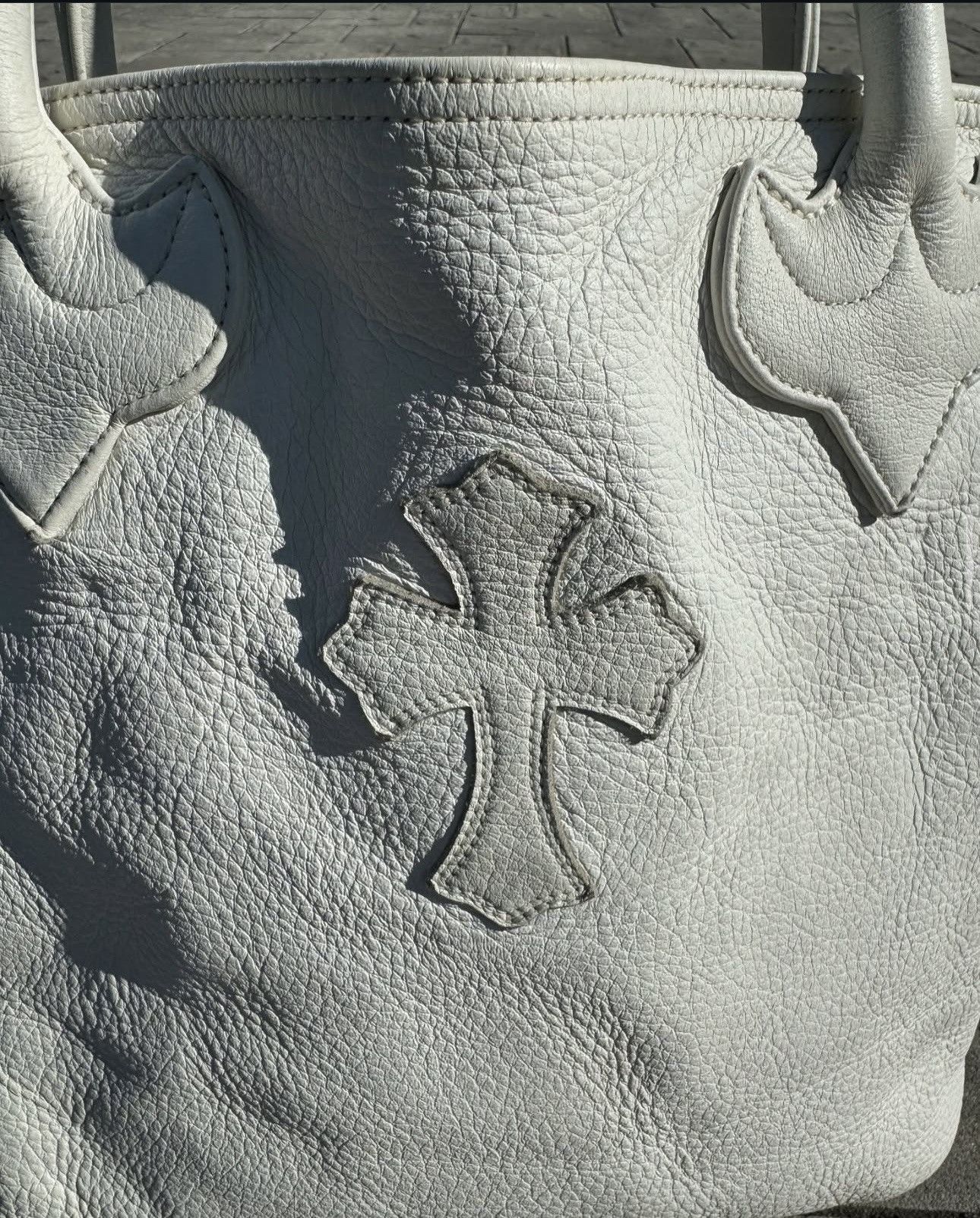Chrome Hearts Cross Patch FS Leather Tote Bag Size ONE SIZE - 2 Thumbnail