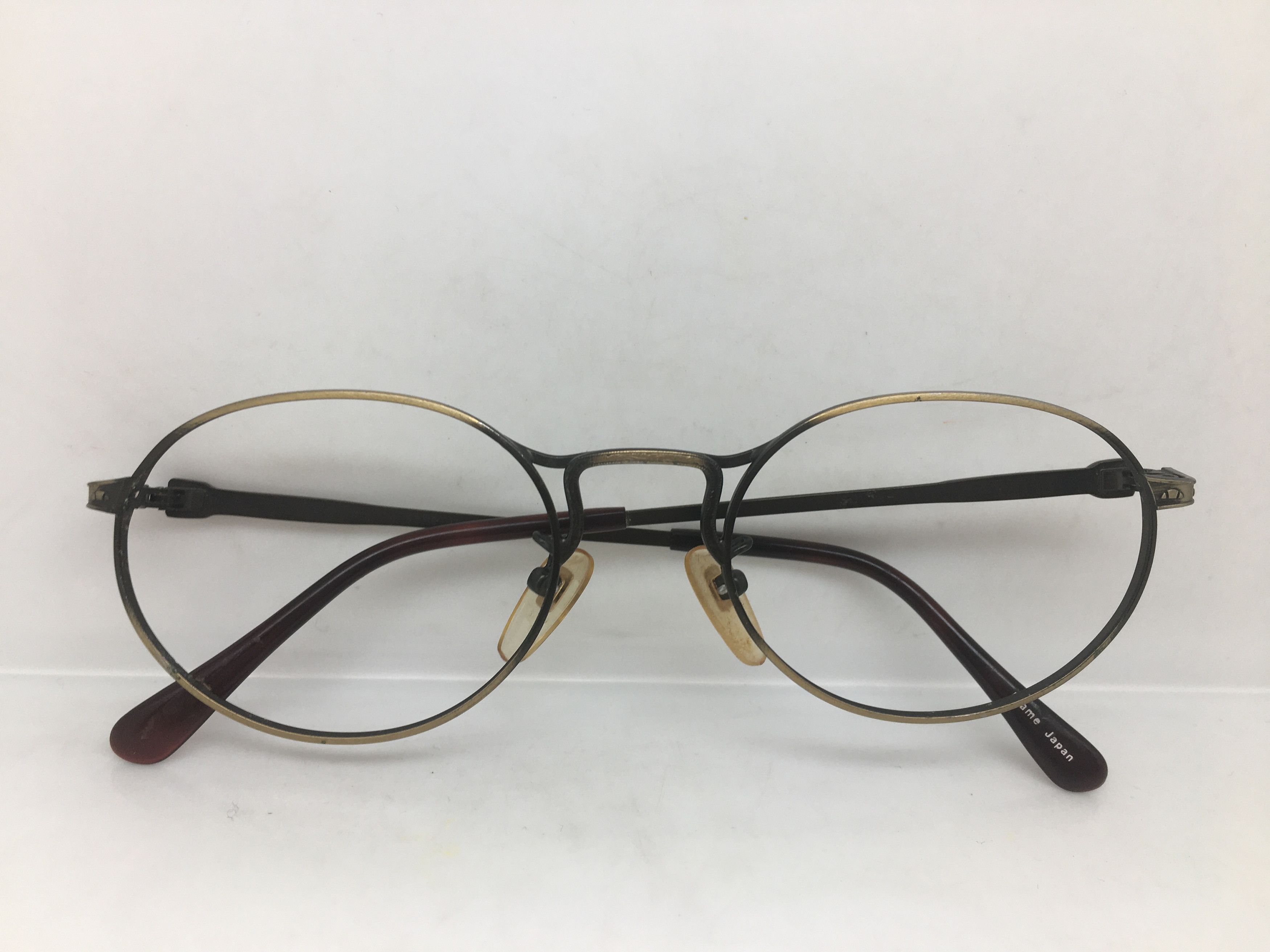 Vintage Vintage Antique Copper Oval Aristocratic Eyeglasses Frame Size ONE SIZE - 9 Thumbnail