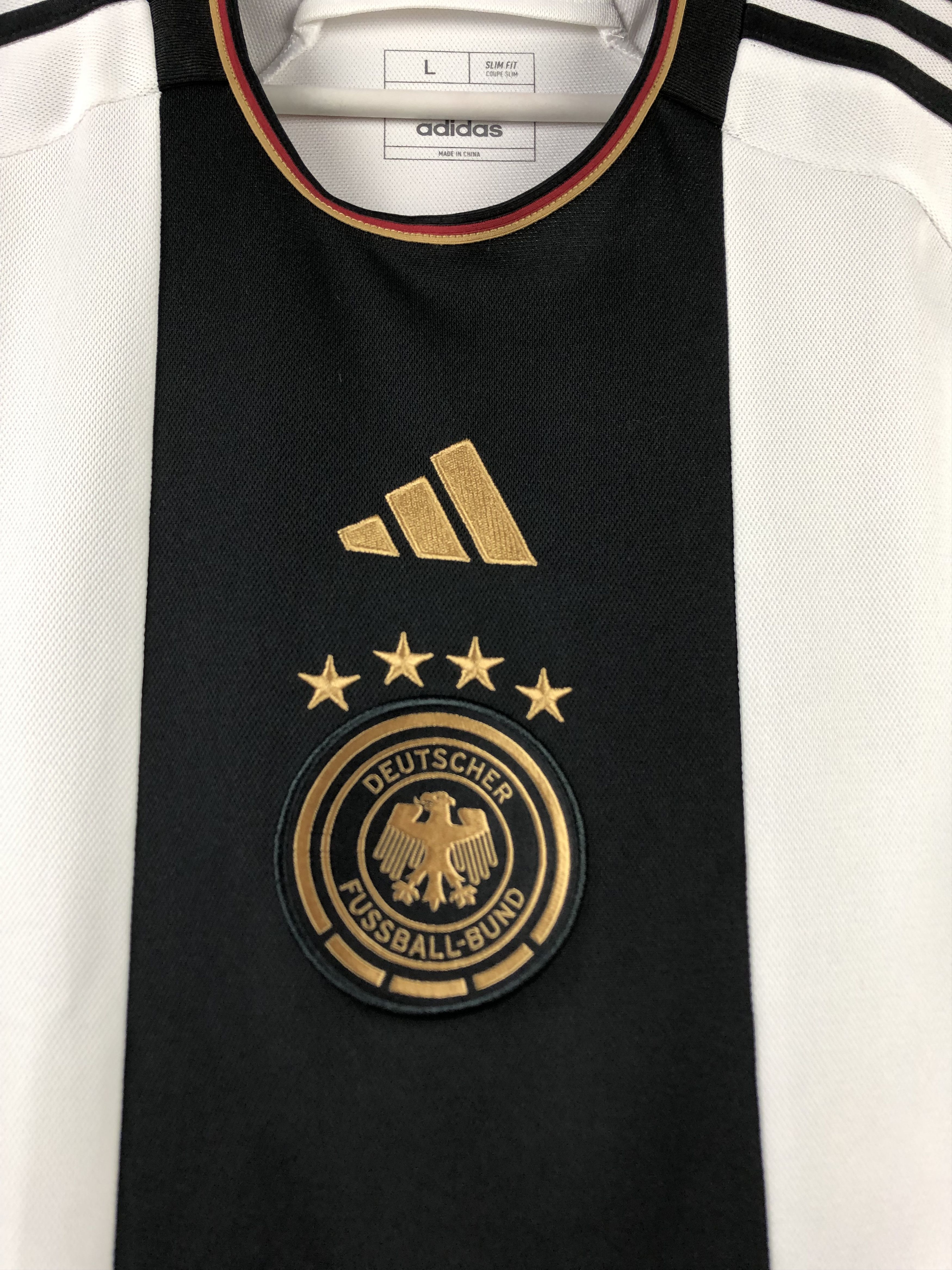 Adidas Germany football shirt Soccer Jersey Mens Trikot Tee Hype Size US L / EU 52-54 / 3 - 5 Thumbnail