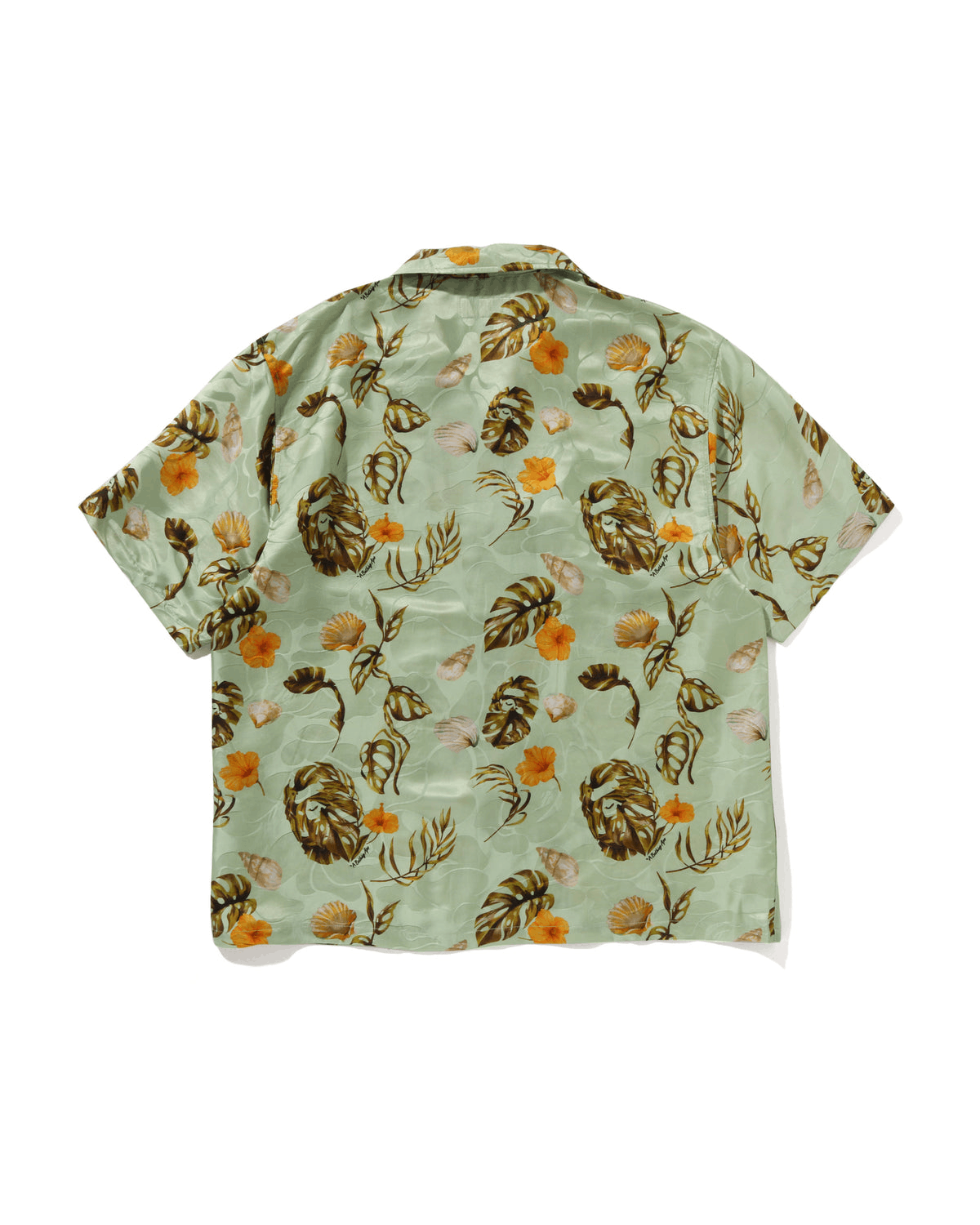 Designer Green Vacation Pattern Shirt – Effortless Tropical Style Size US S / EU 44-46 / 1 - 2 Thumbnail