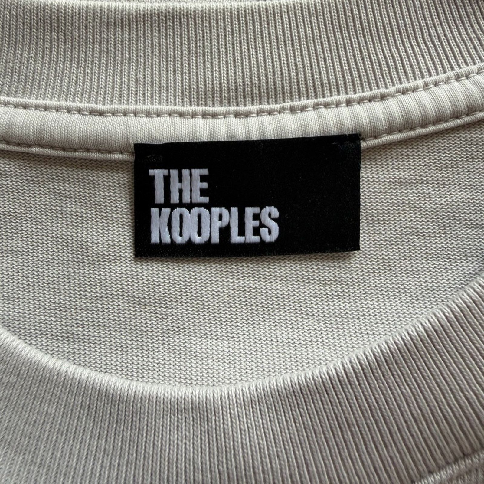 The Kooples The Kooples “What Is?” Studded Graphic T-Shirt Gray SM NWT Size US S / EU 44-46 / 1 - 7 Thumbnail