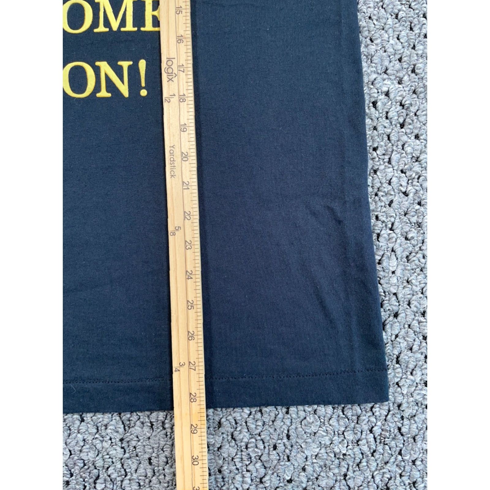 Vintage VTG 90s Desert Storm Ribbon T-Shirt Black Screen Stars 1991 Adult XL (Tag) Cotton Blend Military Patriotic 90s Mens Shirt Size US L / EU 52-54 / 3 - 7 Thumbnail