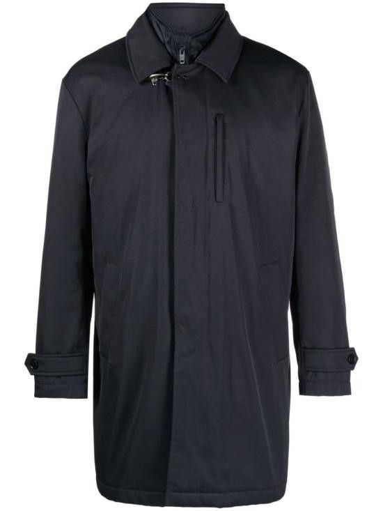 Fay FAY Men Coats NAM6447009 0UXSU809 Blue Size US XXL / EU 58 / 5 - 1 Thumbnail