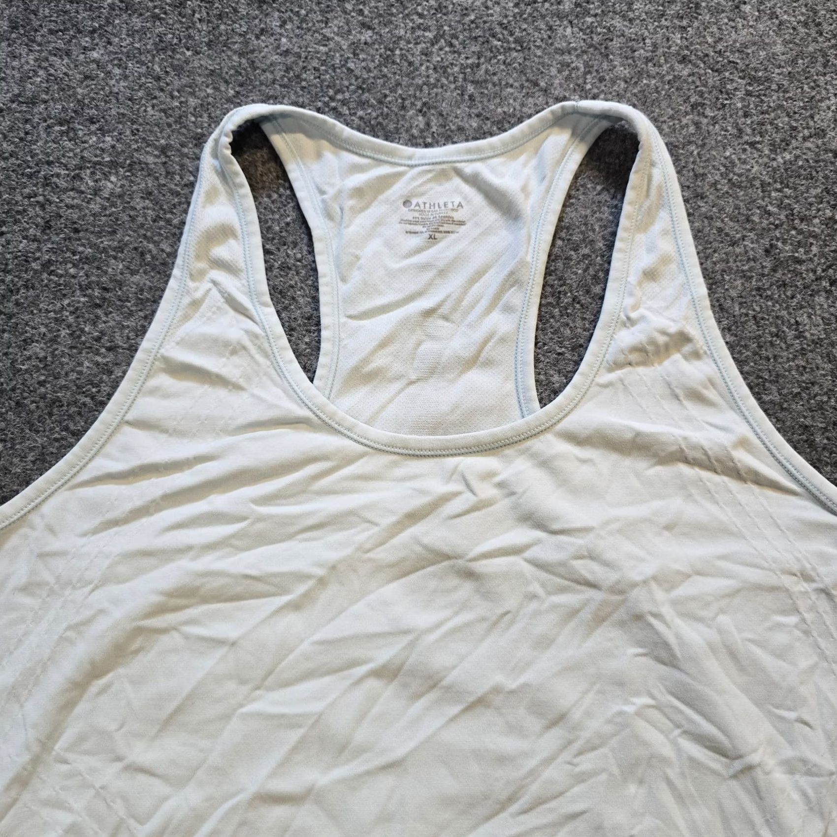 Athleta Athleta Tank Womens XL Green Racerback Stretch Performance Athletic Workout Shirt Sleeveless Top Tank for Yoga Size XL / US 12-14 / IT 48-50 - 2 Thumbnail