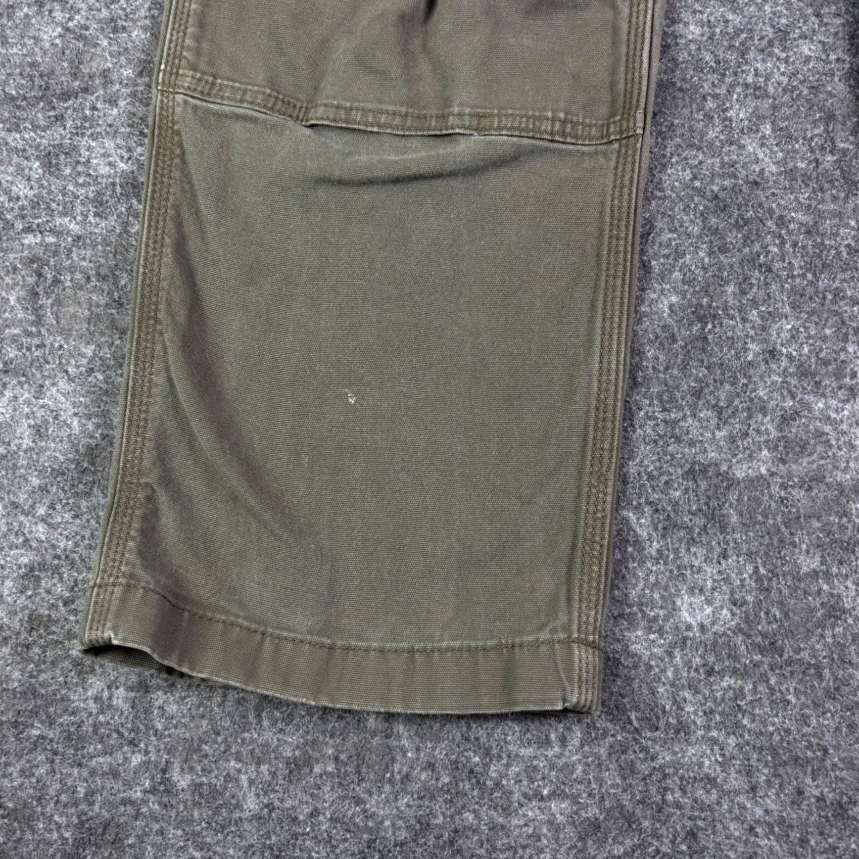 Carhartt Carhartt Mens Relaxed Fit Double Front Work Pants Olive Green 38x30 Carpenter Size US 38 / EU 54 - 7 Thumbnail