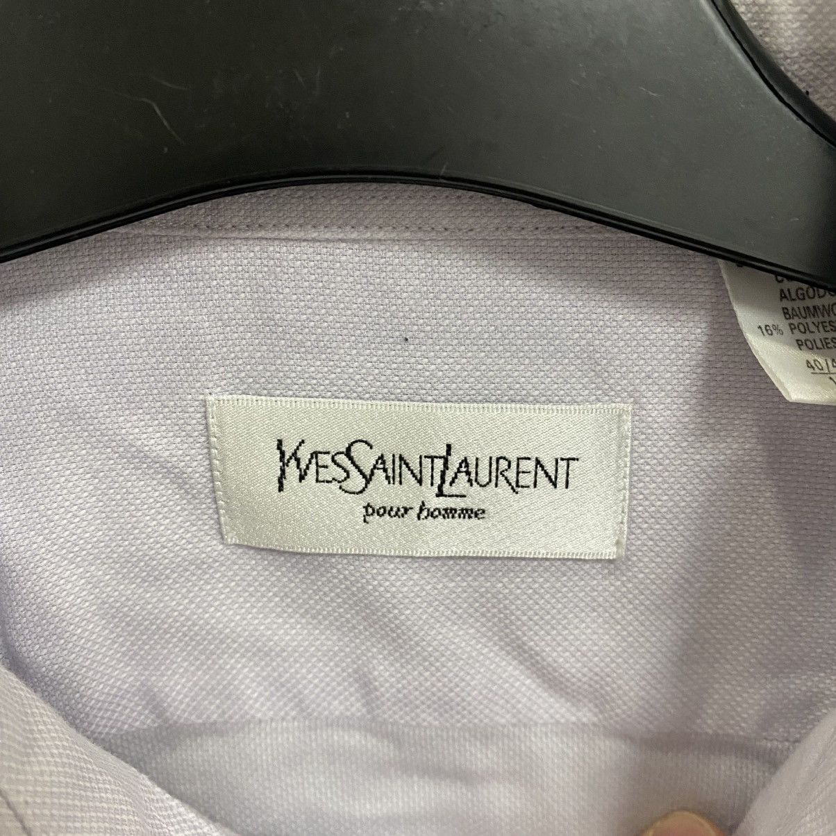 Yves Saint Laurent Vintage Yves Saint Laurent YSL Shirt Button Up Size US L / EU 52-54 / 3 - 8 Thumbnail