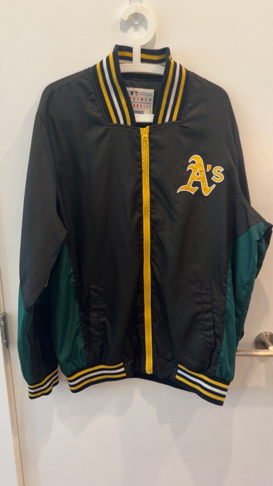 JH Design Oakland A’s Bomber Jacket MLB JH Design Size L Size US L / EU 52-54 / 3 - 1 Thumbnail