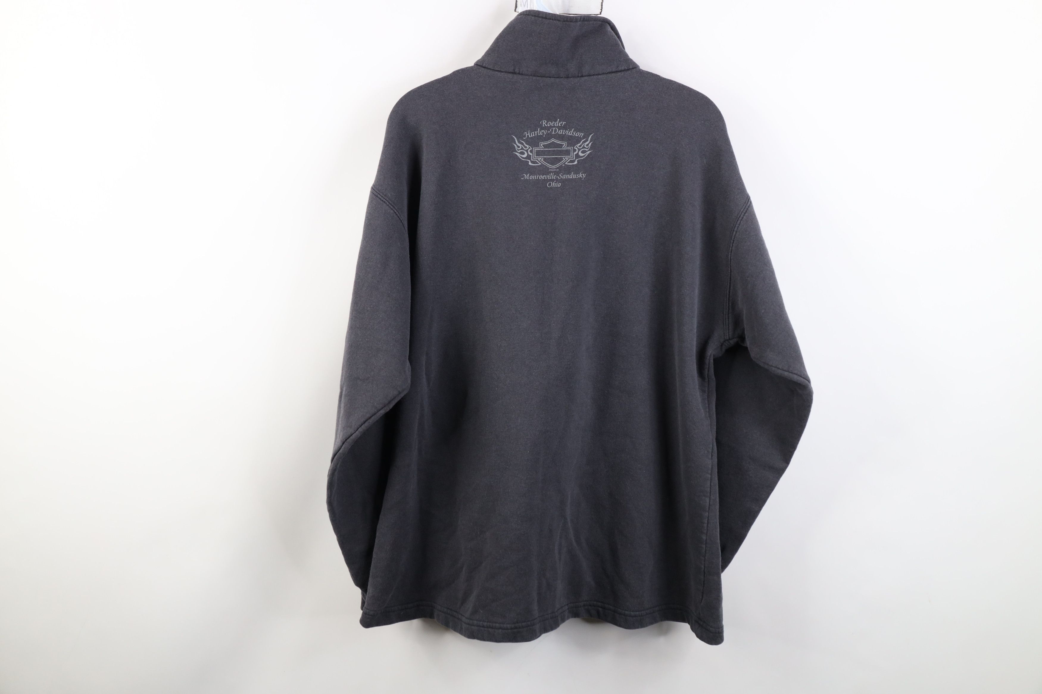 Harley Davidson Vintage Y2K 2002 Harley Davidson Fire Flames Sweatshirt Size XL / US 12-14 / IT 48-50 - 13 Thumbnail