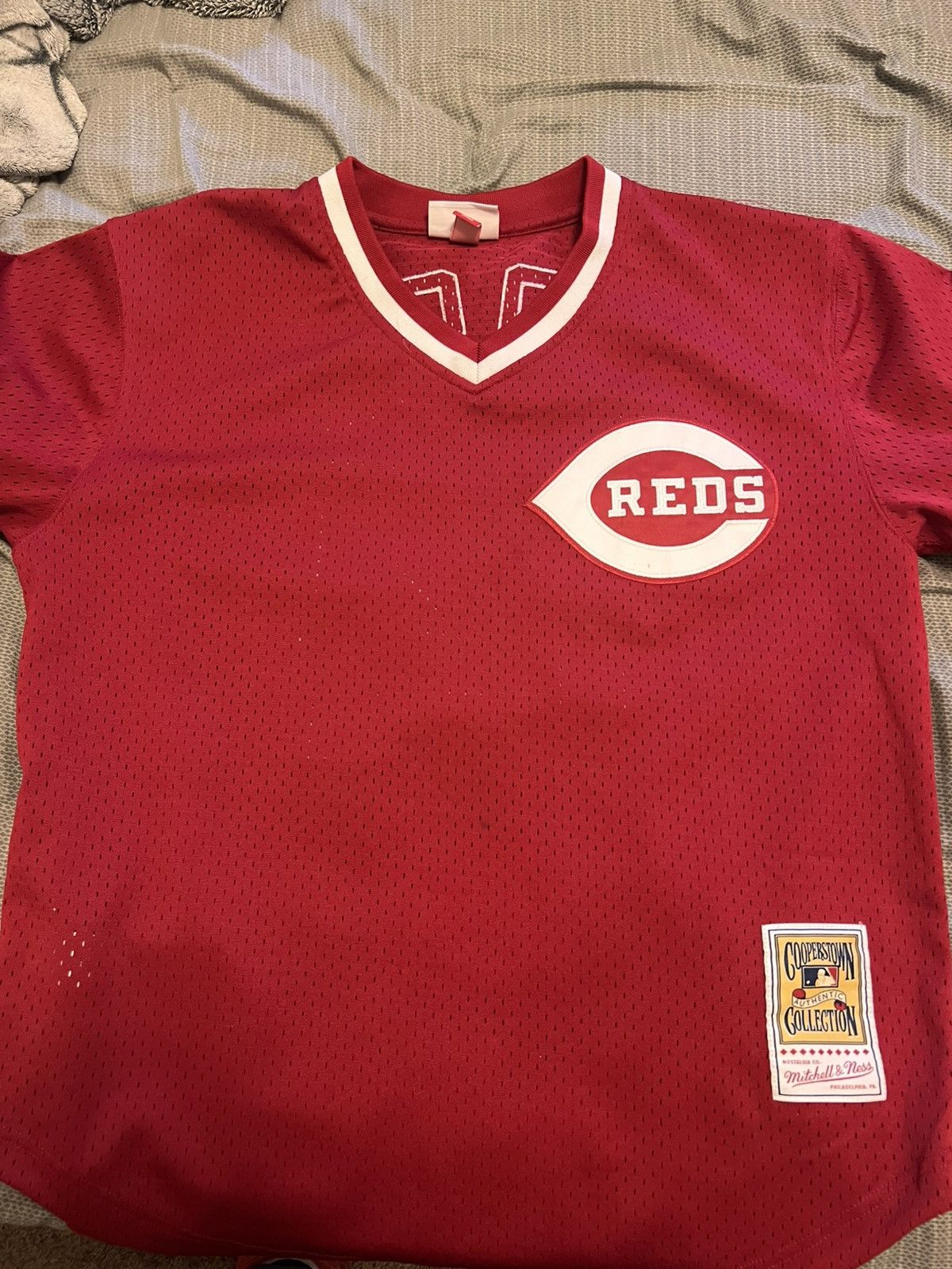 Mitchell & Ness Pete Rose Cincinnati Reds Jersey Size US L / EU 52-54 / 3 - 1 Thumbnail