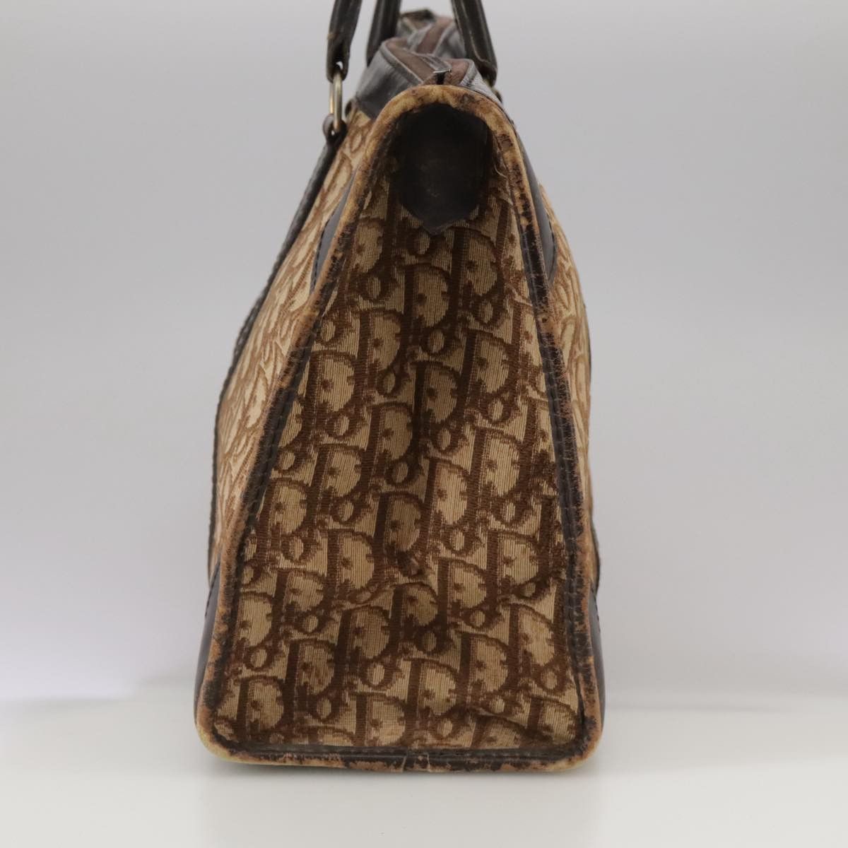 Dior DIOR Trotter Canvas Hand Bag Brown Size ONE SIZE - 5 Thumbnail