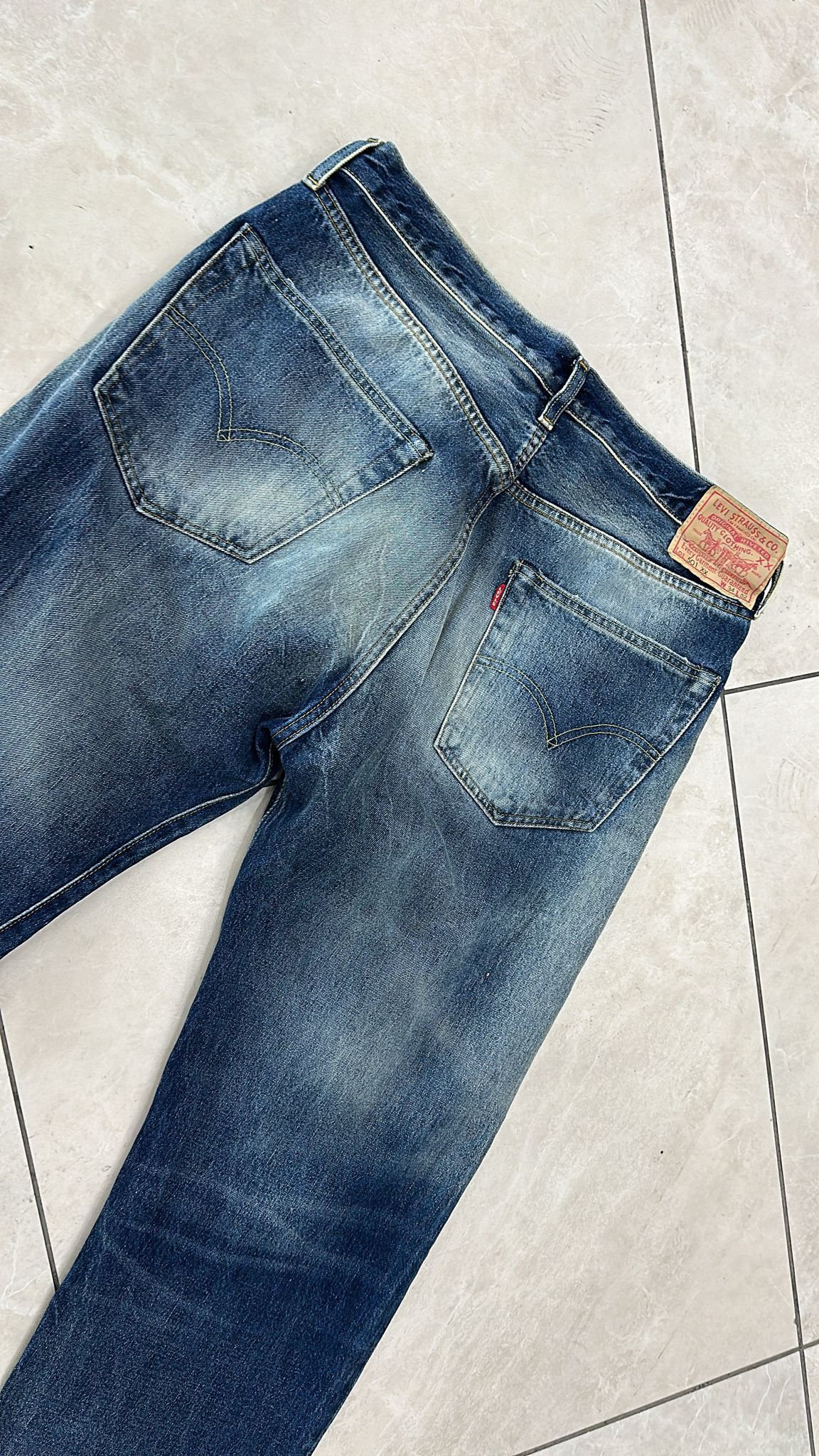 Levi's Vintage Clothing LVC Levi's Vintage Clothing 1955 501XX BigE Selvedge Jeans Size US 34 / EU 50 - 6 Thumbnail