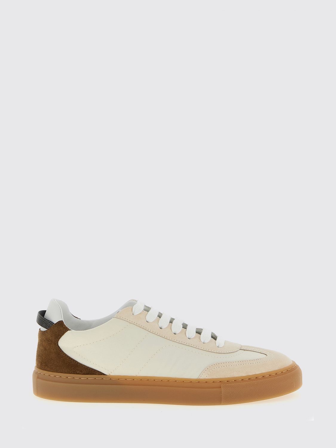 Brunello Cucinelli Brunello Cucinelli Sneakers Woman Beige Size US 11 / IT 41 - 1 Thumbnail