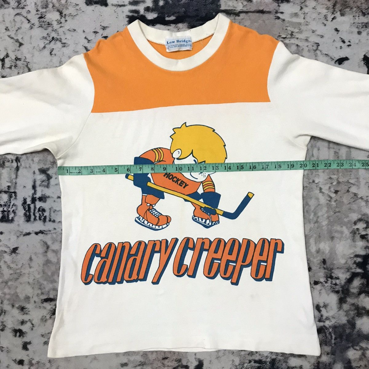 NHL Vintage 80s Canary Creeper 3q Shirt Size US M / EU 48-50 / 2 - 15 Thumbnail