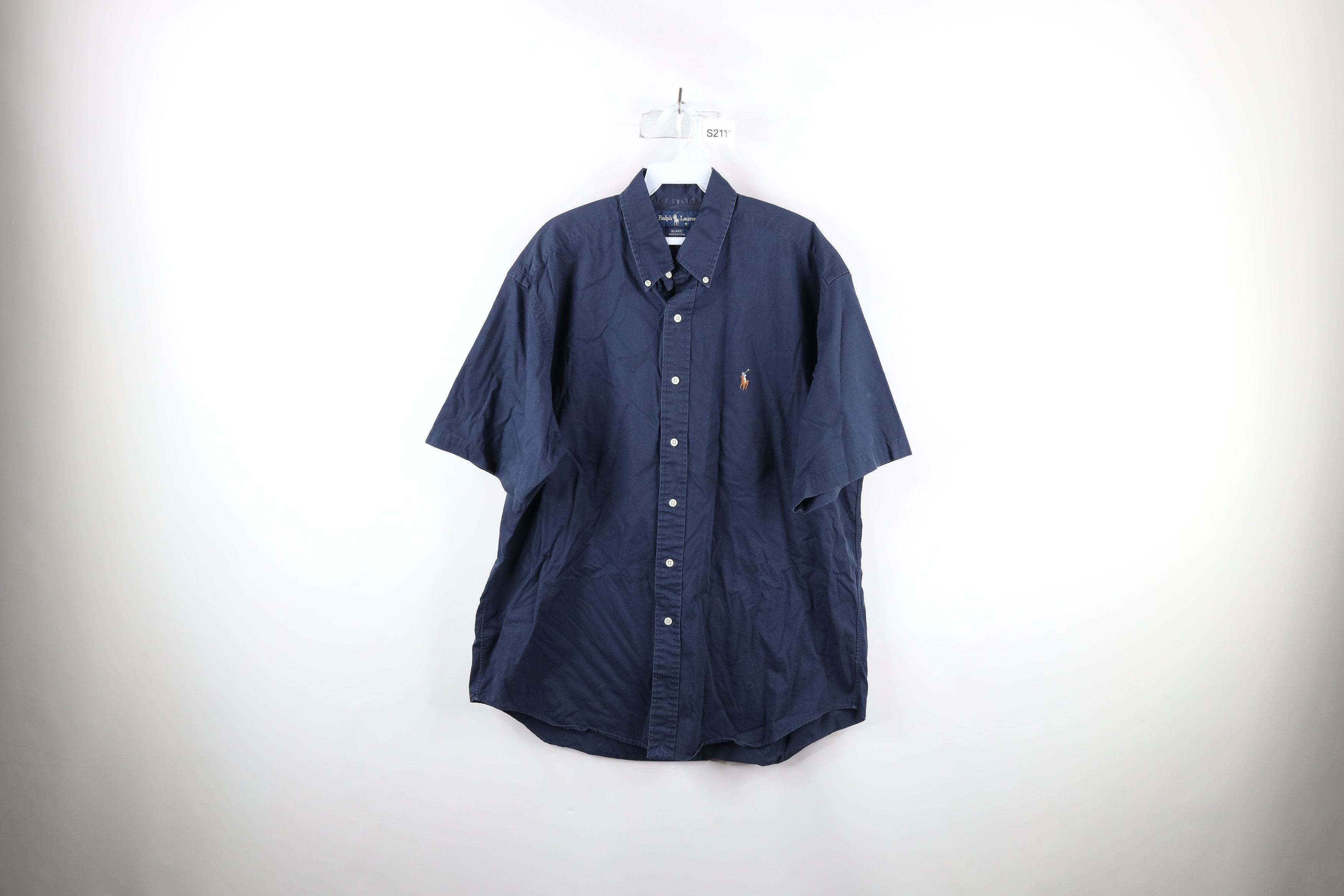 Polo Ralph Lauren Vintage Ralph Lauren Short Sleeve Collared Button Down Shirt Size US L / EU 52-54 / 3 - 1 Thumbnail