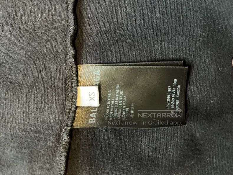 Balenciaga Balenciaga Paris print short sleeve T-shirt, regular fit, Size US XS / EU 42 / 0 - 5 Thumbnail