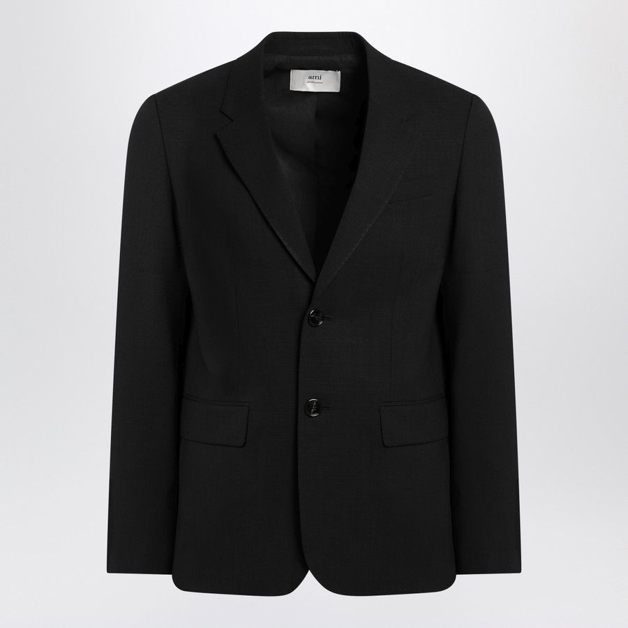o1d2blof0625 Single-Breasted Jacket in Black