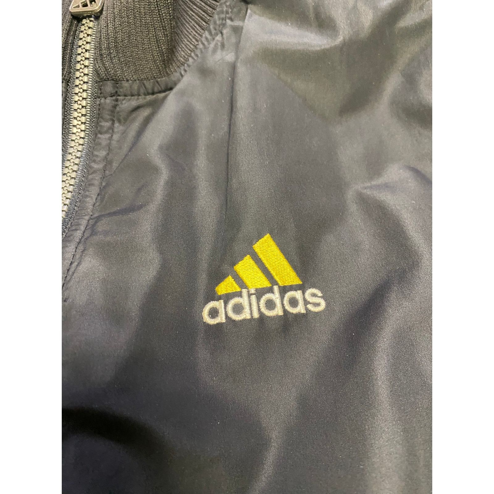 Adidas Vintage 90s Adidas Windbreaker with fleece Black Small Size S / US 4 / IT 40 - 5 Thumbnail