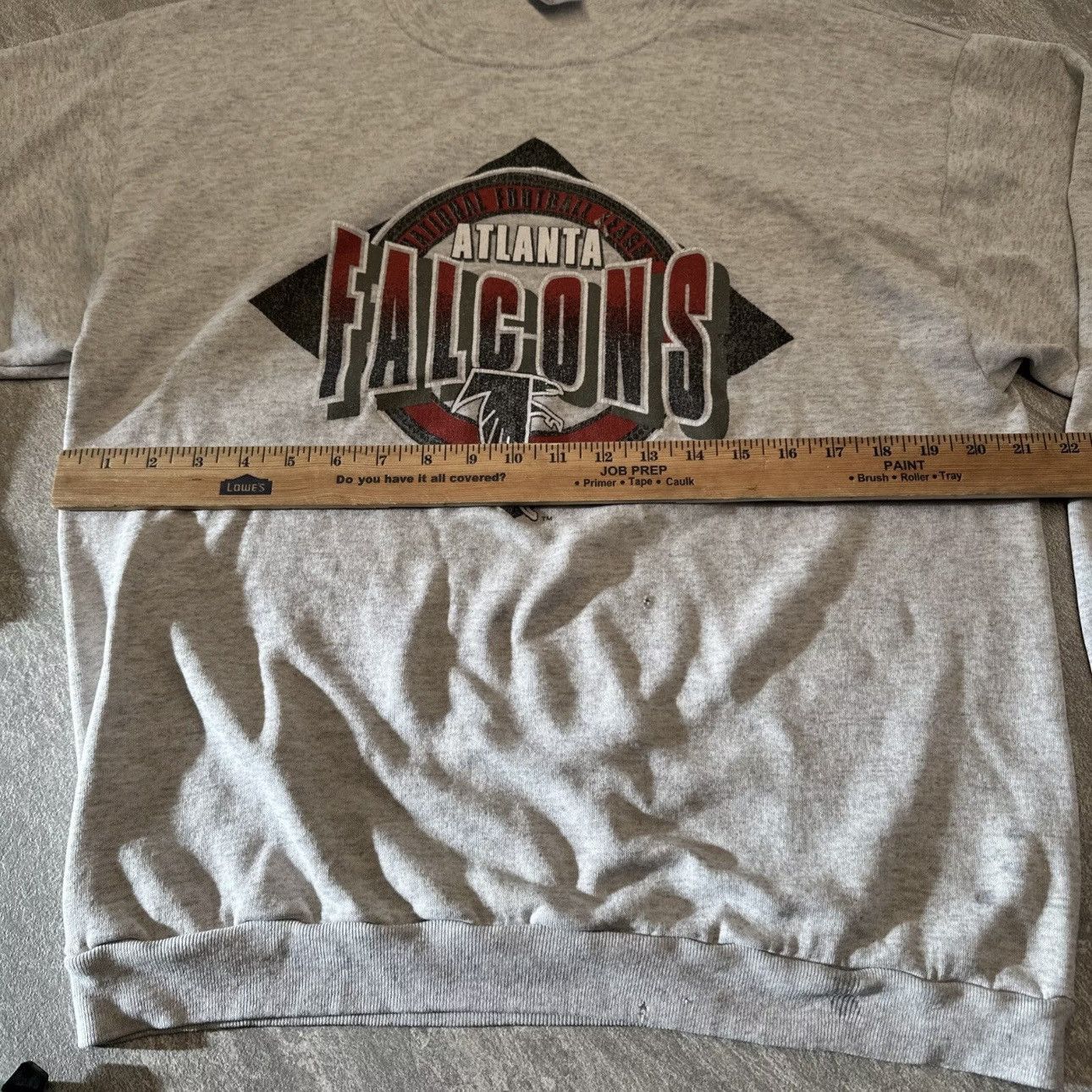 TEE JAYS × Vintage Vintage Tee Jays Label - 1998 ATLANTA FALCONS NFL Sweatshirt Size US XL / EU 56 / 4 - 7 Thumbnail