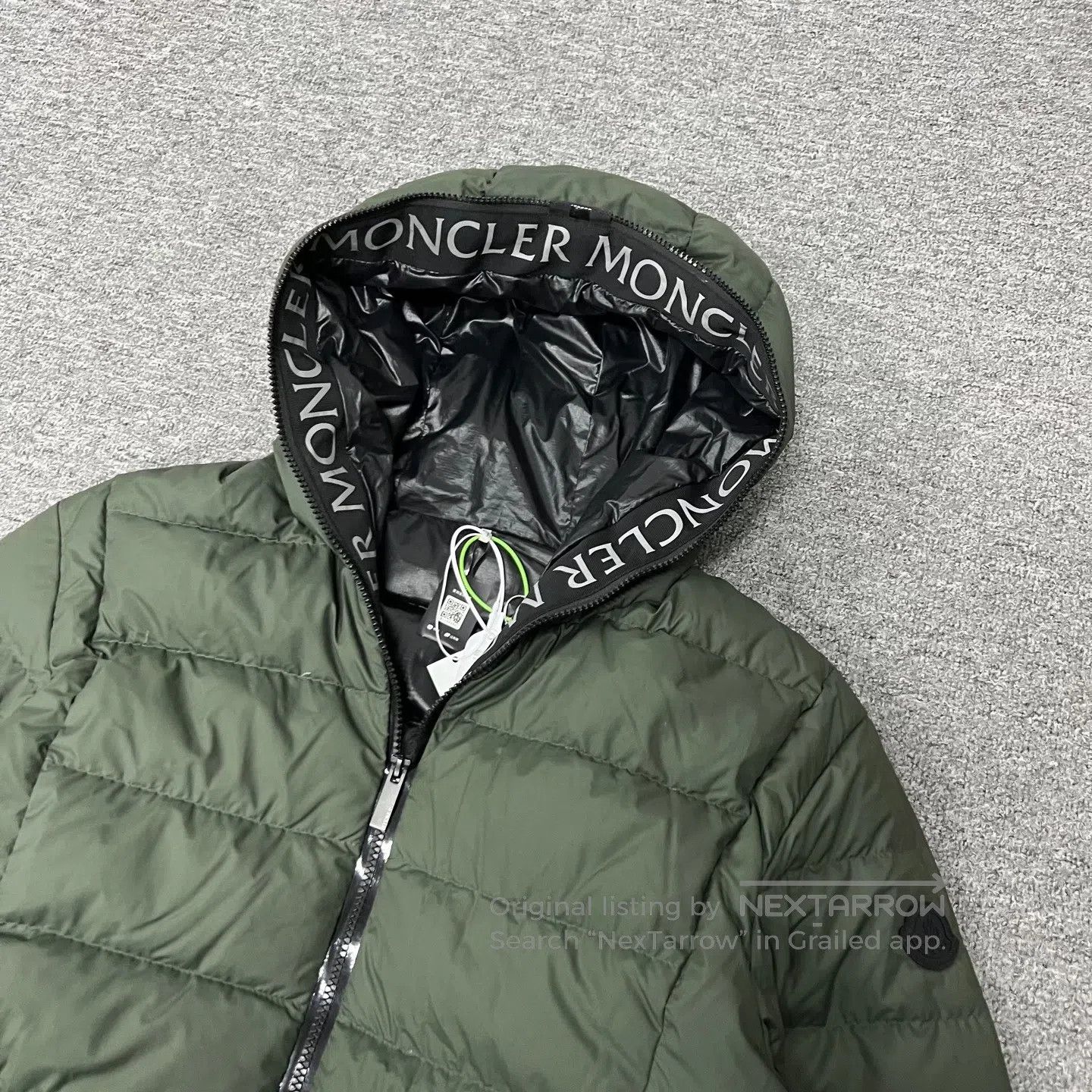 Moncler Moncler hadar bid rigging logo Capuche down jacket| Size US L / EU 52-54 / 3 - 3 Thumbnail