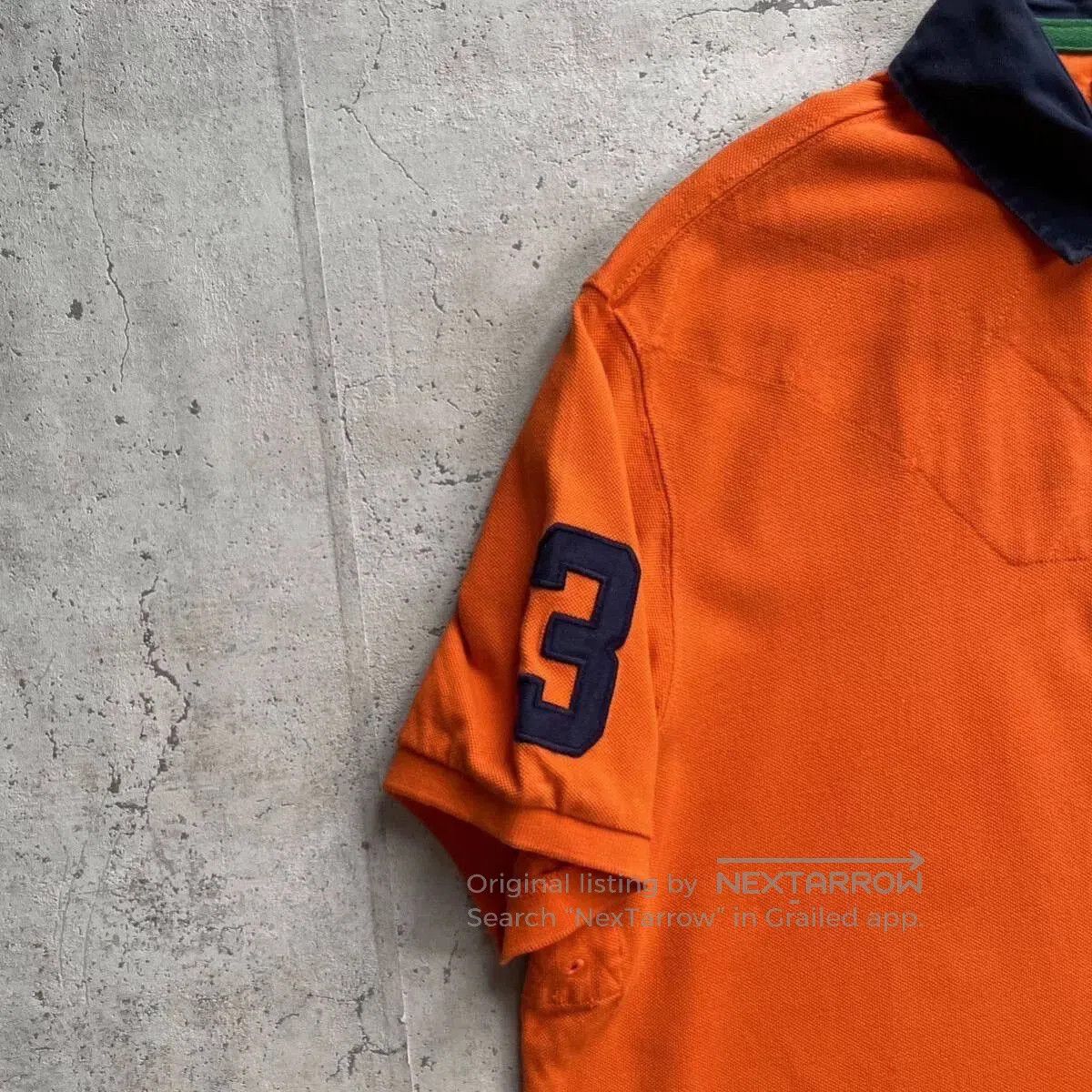 Vintage Polo Ralph Lauren Orange Polo Shirt.